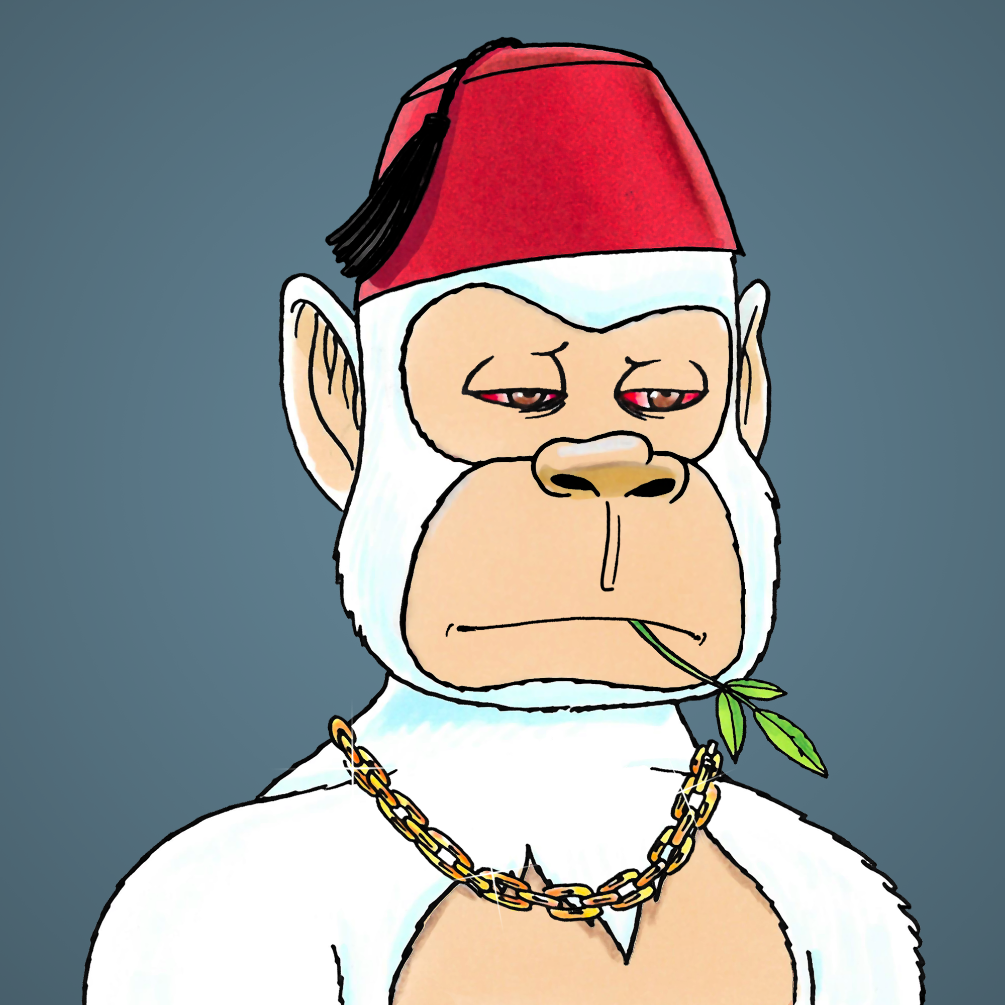 George Trosley - Jungle Freaks - Jungle Freak 8344 - NFT # 8344