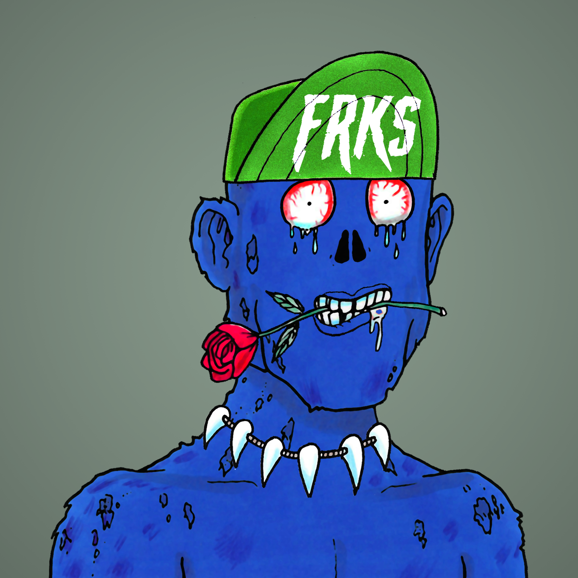 George Trosley - Jungle Freaks - Jungle Freak 8347 - NFT # 8347