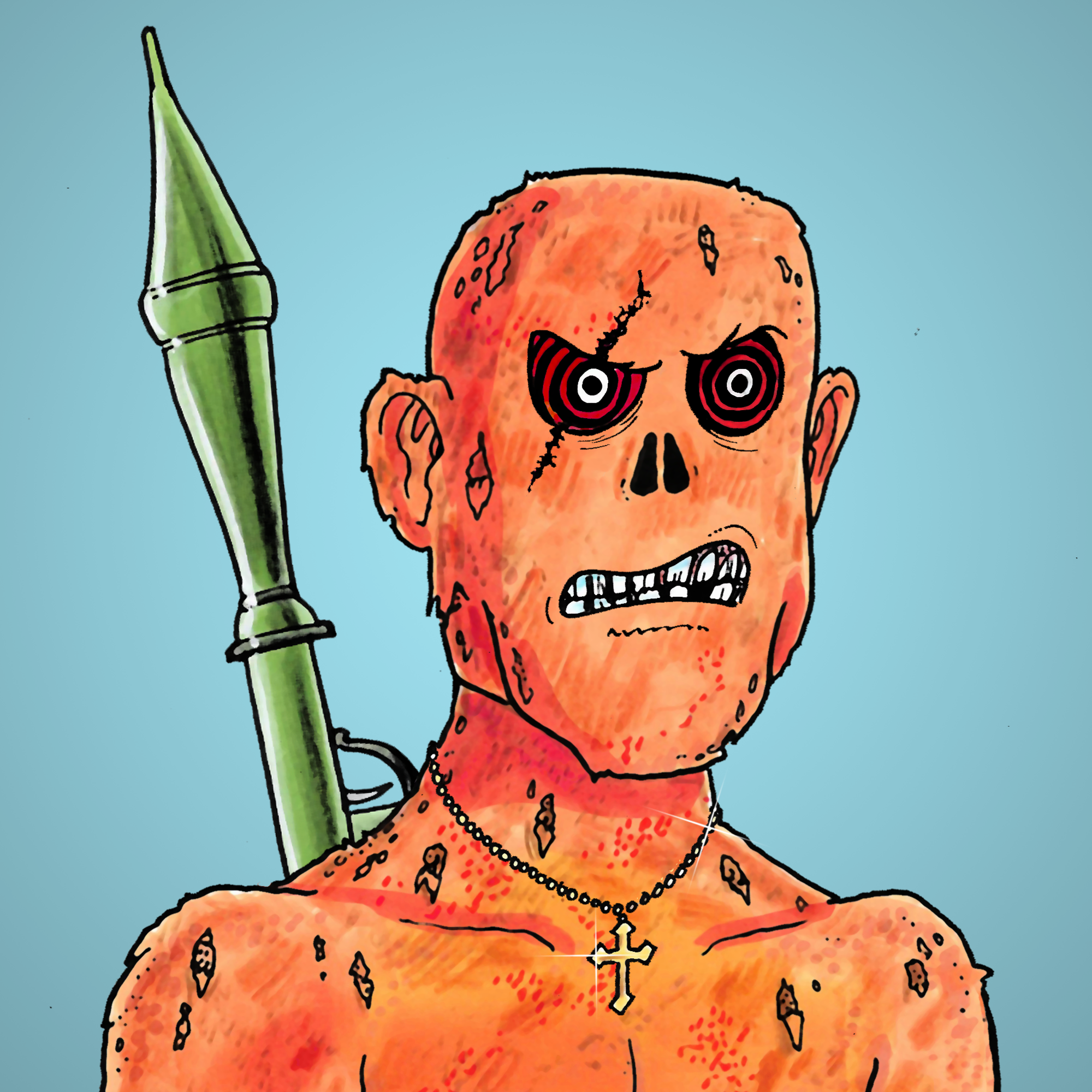 George Trosley - Jungle Freaks - Jungle Freak 8349 - NFT # 8349