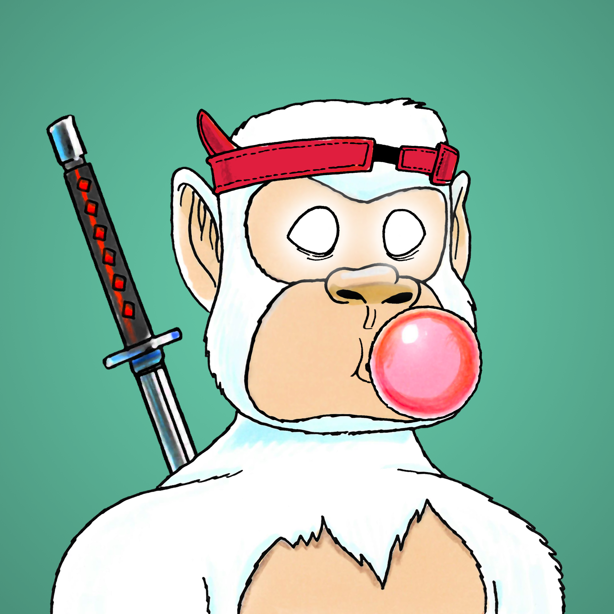 George Trosley - Jungle Freaks - Jungle Freak 8352 - NFT # 8352