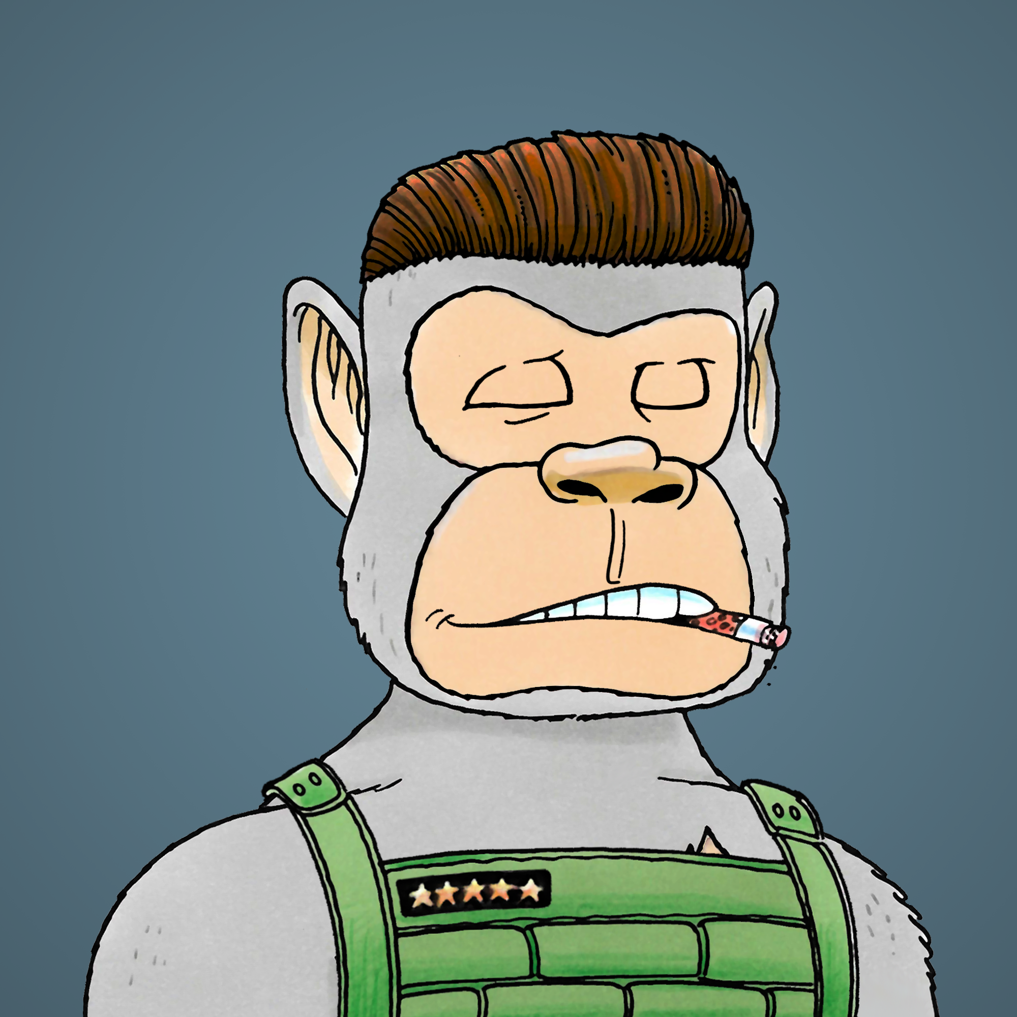 George Trosley - Jungle Freaks - Jungle Freak 8354 - NFT # 8354