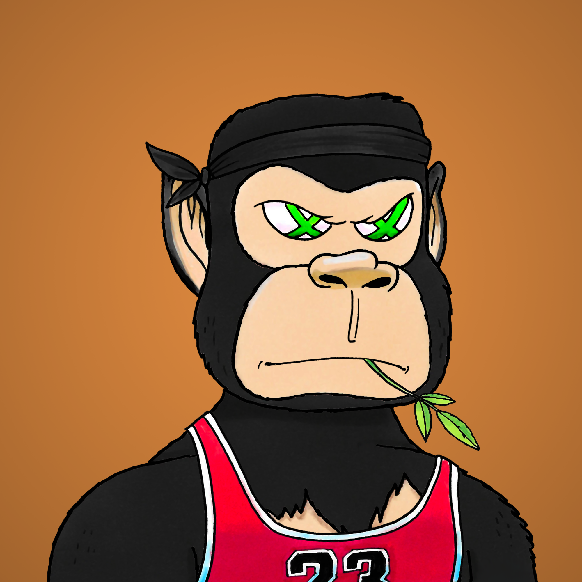 George Trosley - Jungle Freaks - Jungle Freak 8355 - NFT # 8355