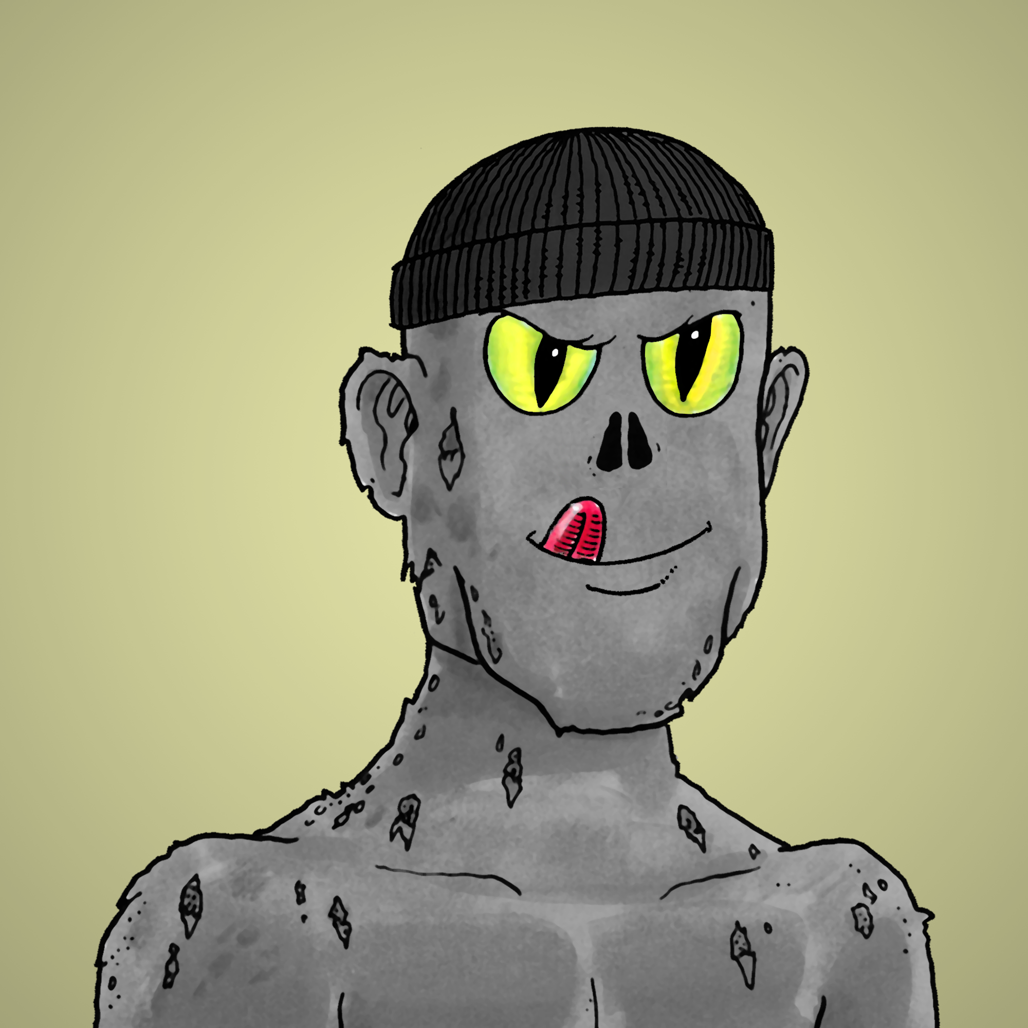 George Trosley - Jungle Freaks - Jungle Freak 8356 - NFT # 8356