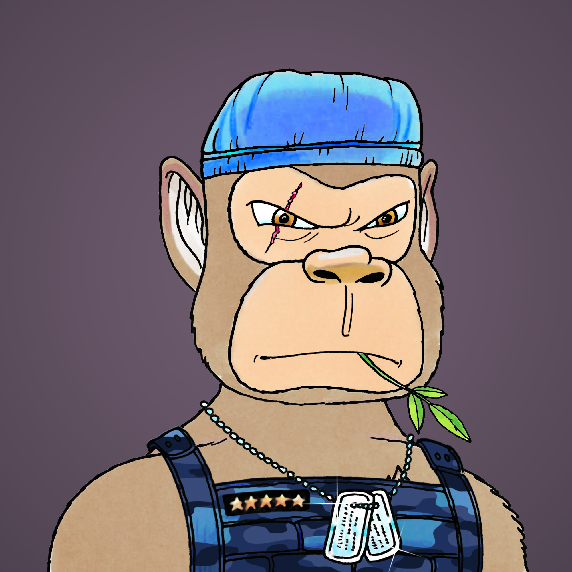 George Trosley - Jungle Freaks - Jungle Freak 8358 - NFT # 8358