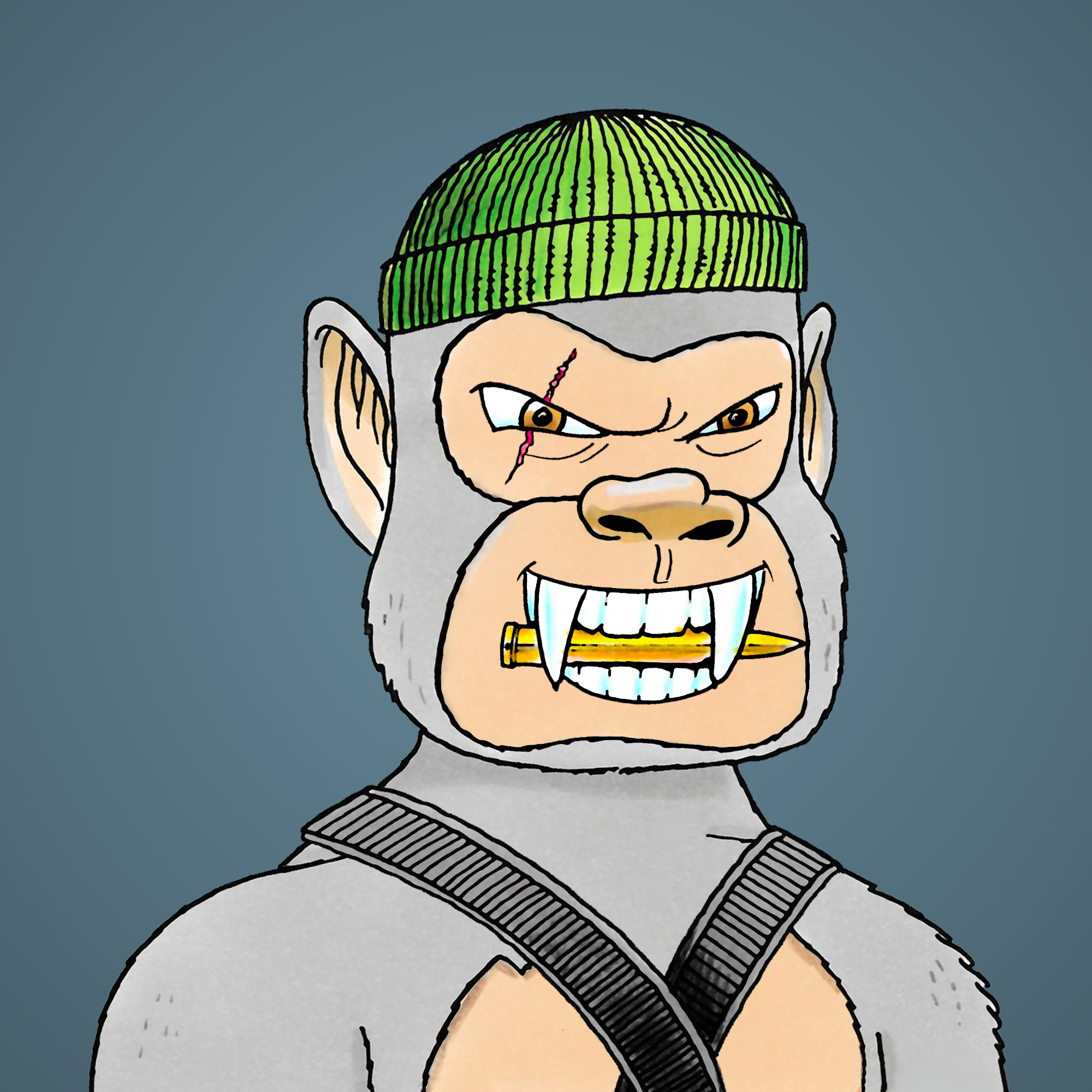 George Trosley - Jungle Freaks - Jungle Freak 8361 - NFT # 8361