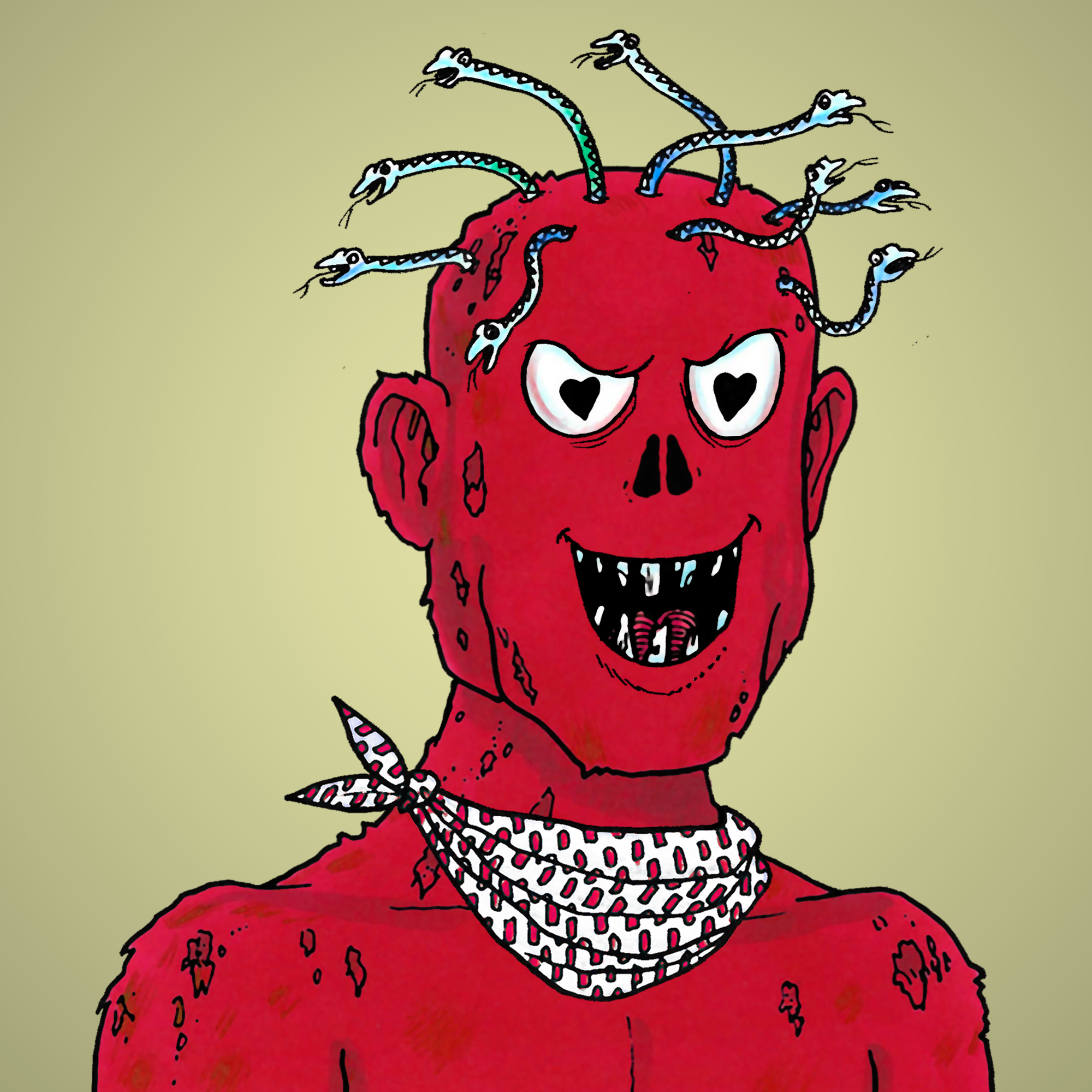 George Trosley - Jungle Freaks - Jungle Freak 8367 - NFT # 8367