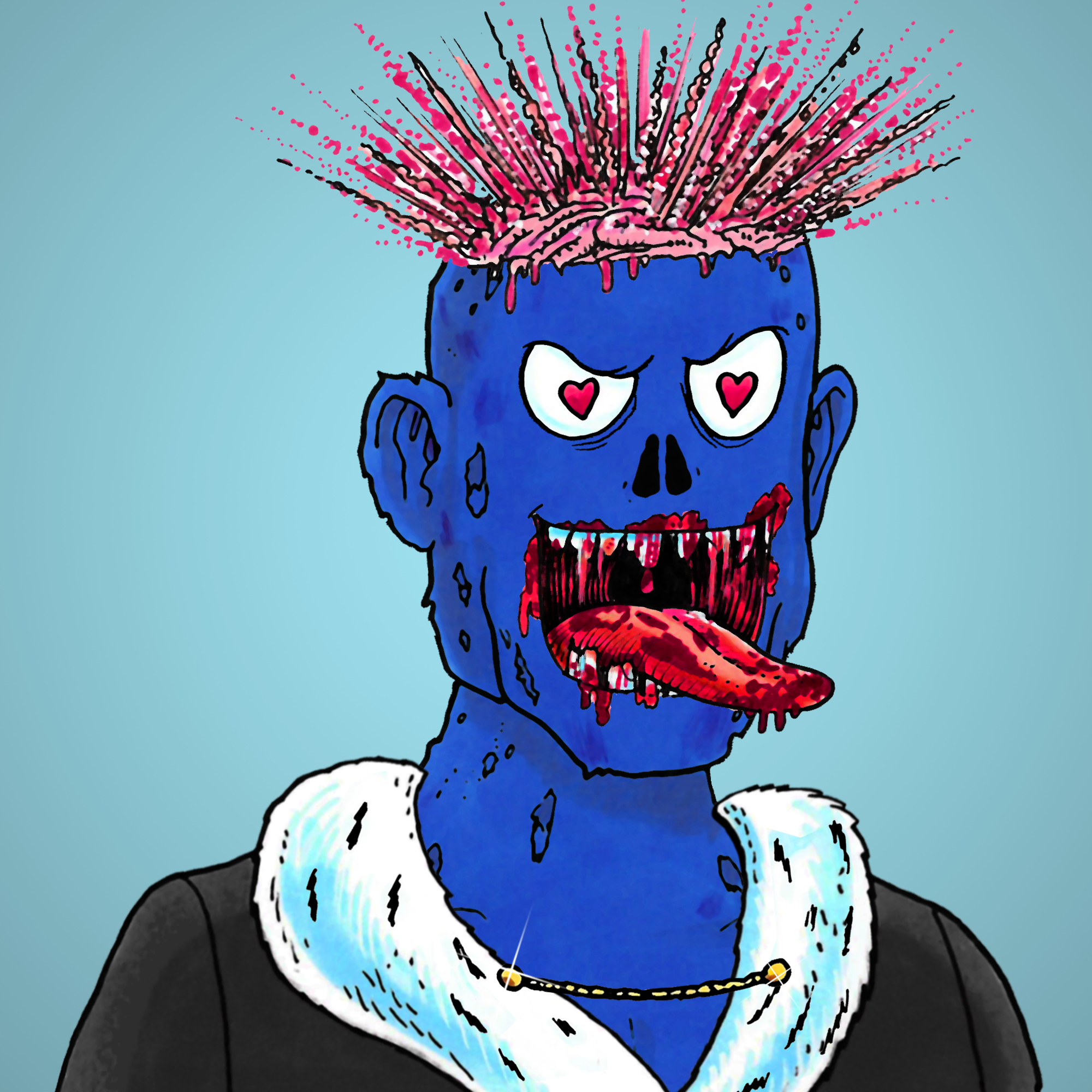 George Trosley - Jungle Freaks - Jungle Freak 8368 - NFT # 8368