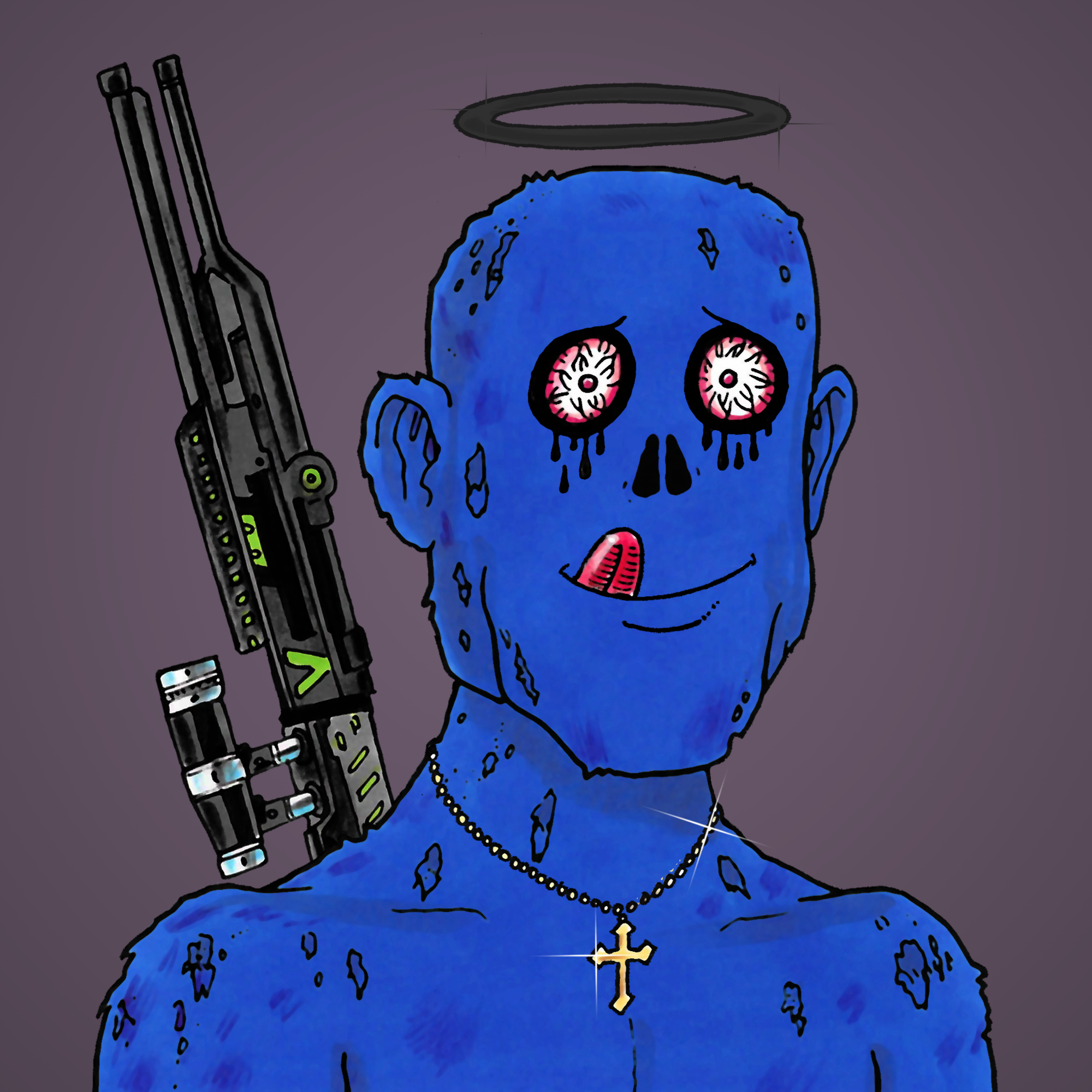 George Trosley - Jungle Freaks - Jungle Freak 837 - NFT # 837