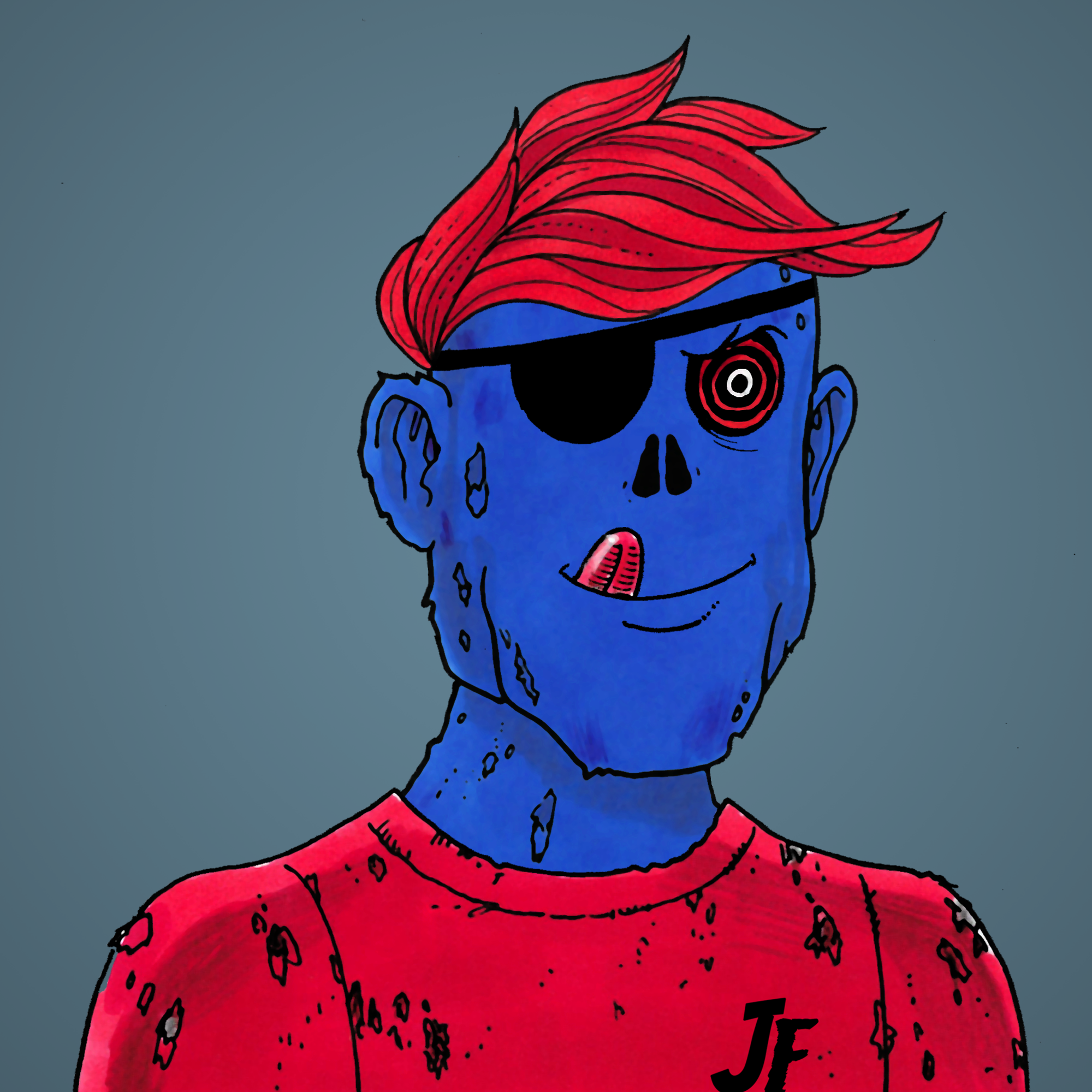 George Trosley - Jungle Freaks - Jungle Freak 8379 - NFT # 8379