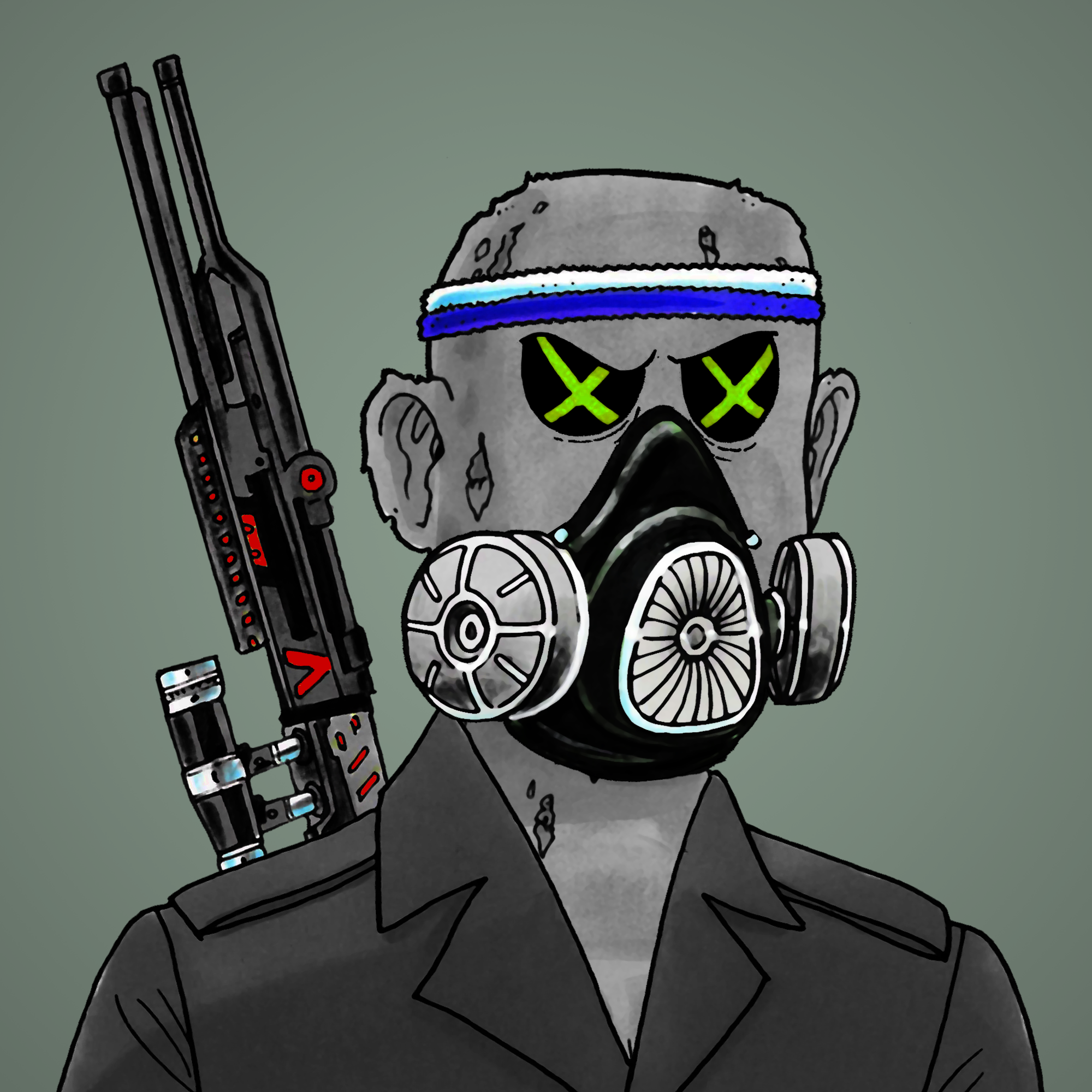 George Trosley - Jungle Freaks - Jungle Freak 838 - NFT # 838