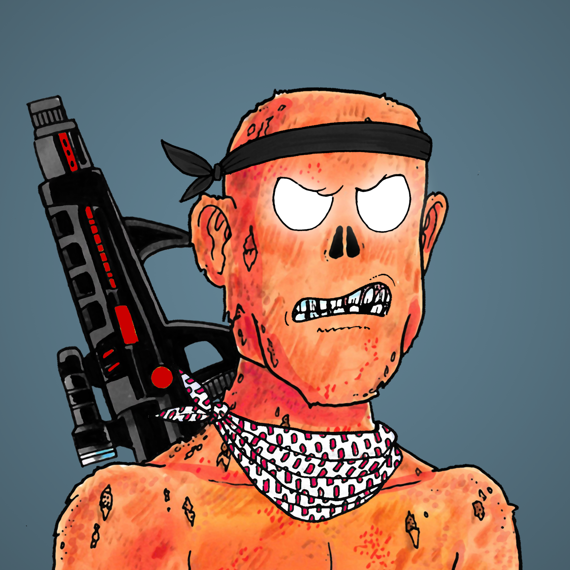 George Trosley - Jungle Freaks - Jungle Freak 8381 - NFT # 8381