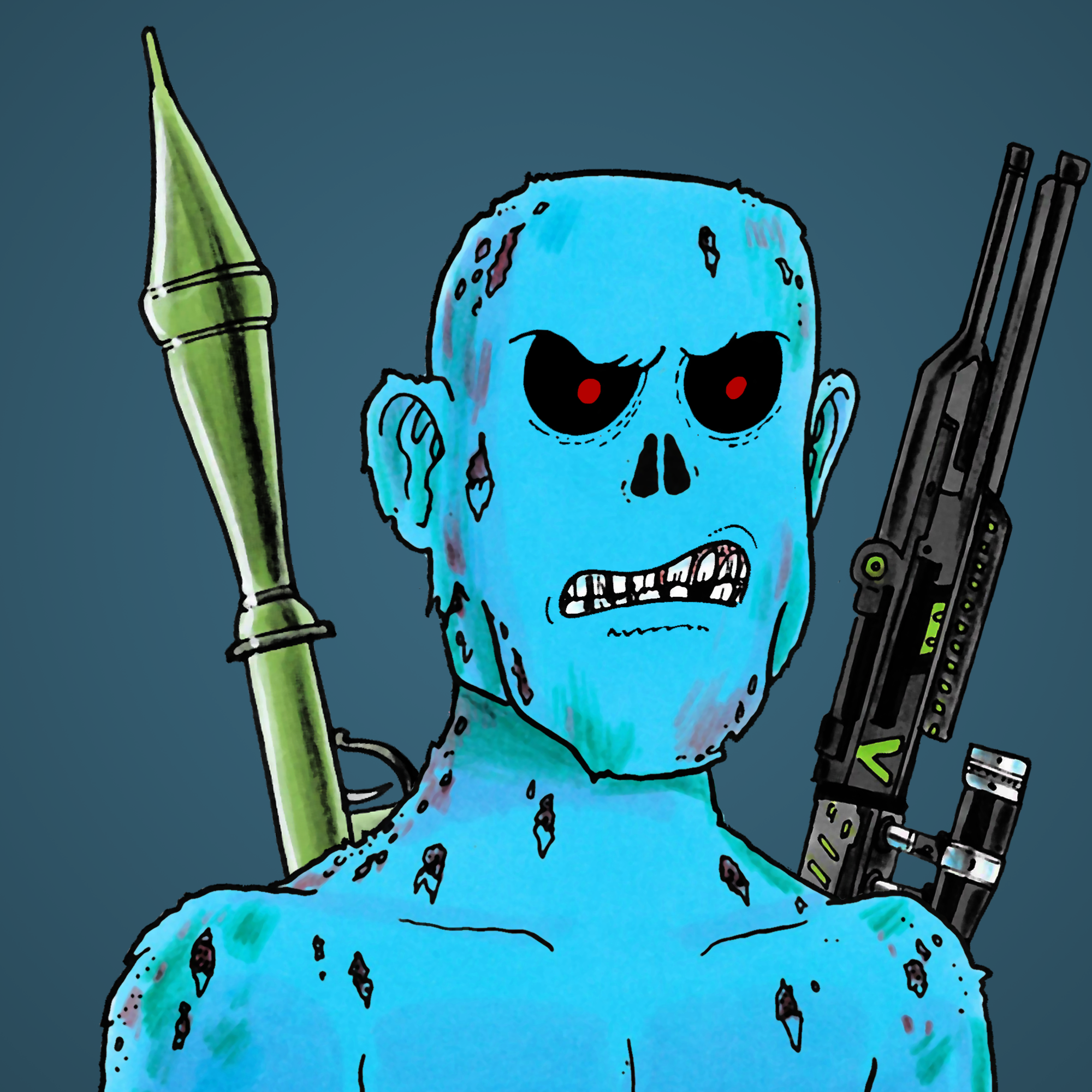 George Trosley - Jungle Freaks - Jungle Freak 8386 - NFT # 8386