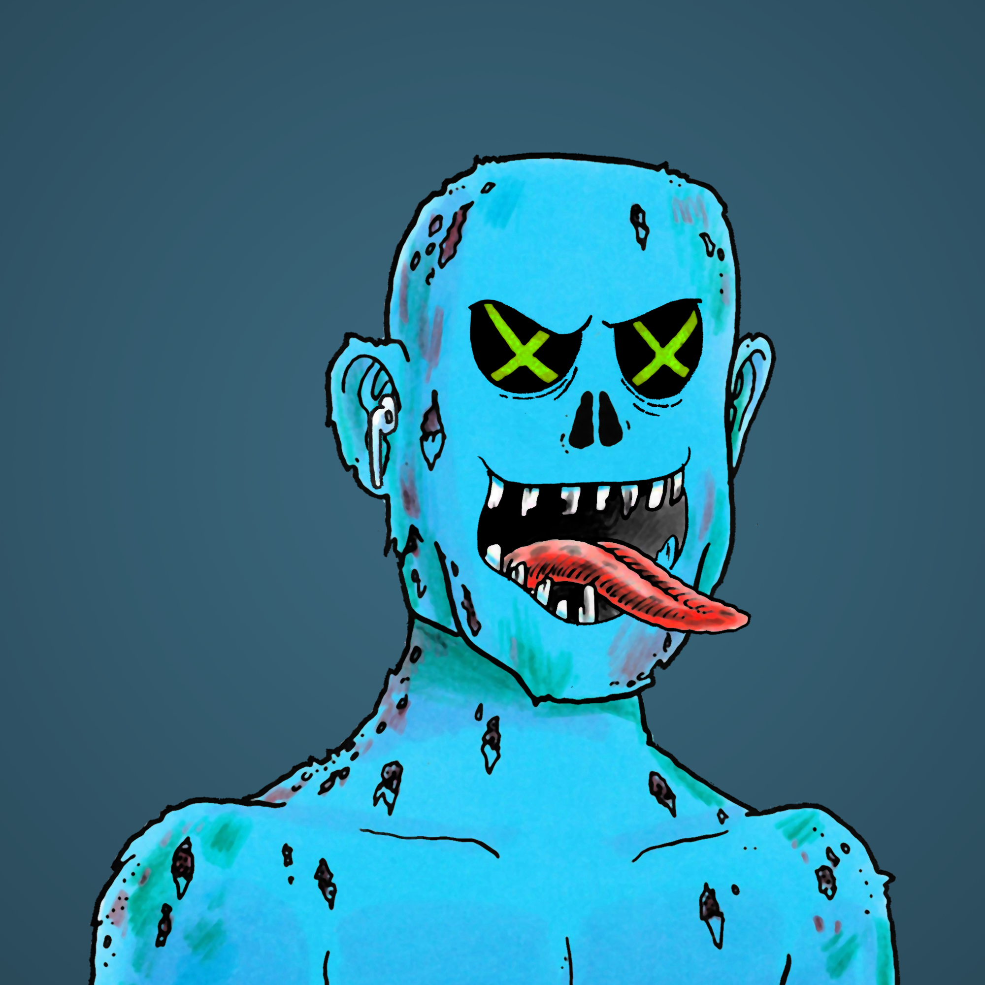 George Trosley - Jungle Freaks - Jungle Freak 8396 - NFT # 8396