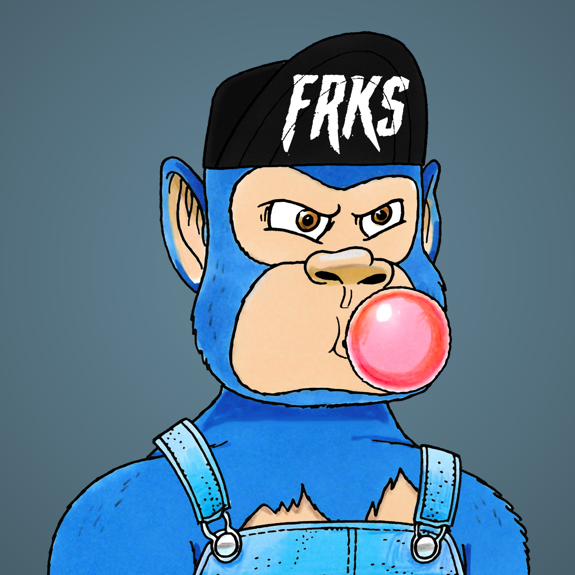 George Trosley - Jungle Freaks - Jungle Freak 8398 - NFT # 8398