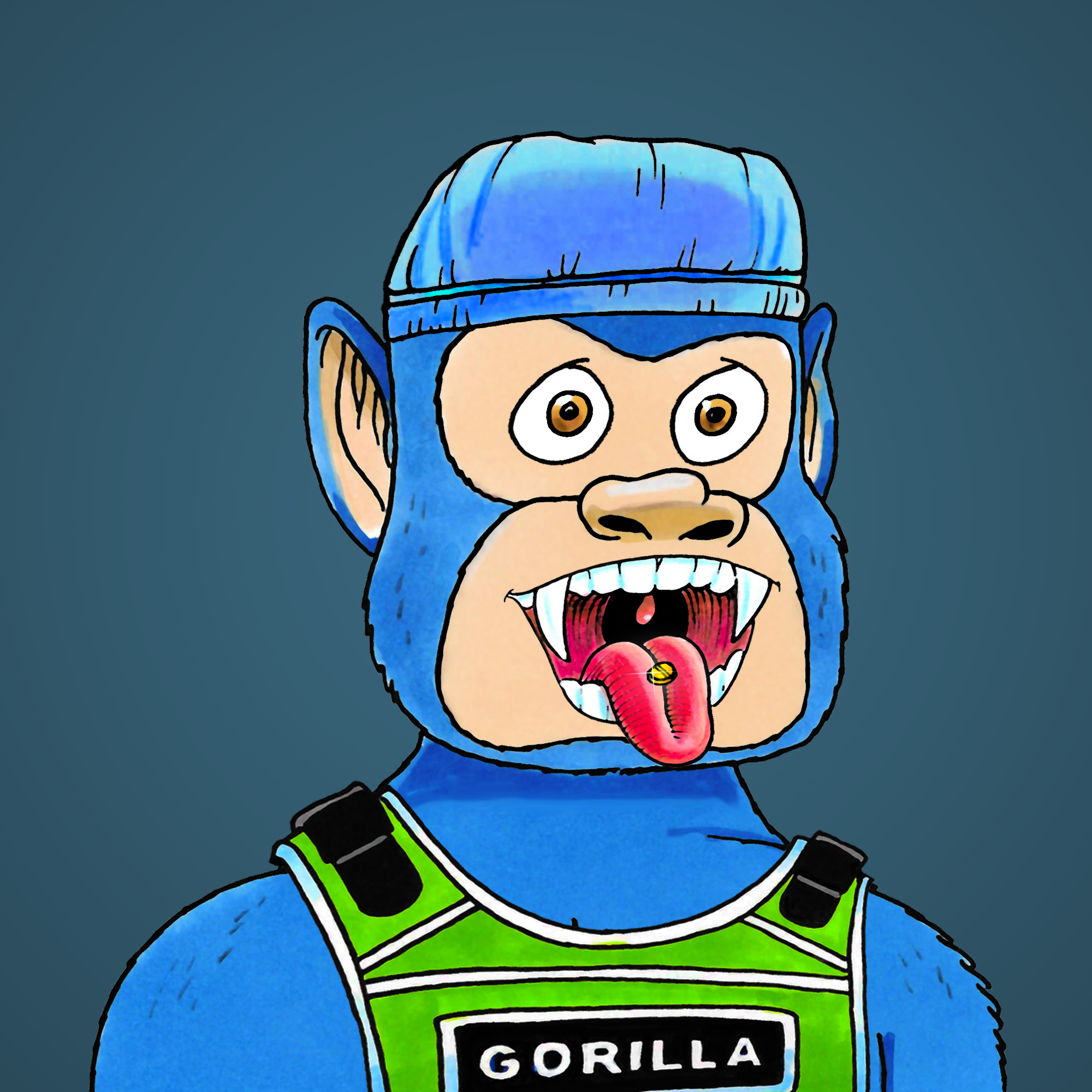 George Trosley - Jungle Freaks - Jungle Freak 840 - NFT # 840