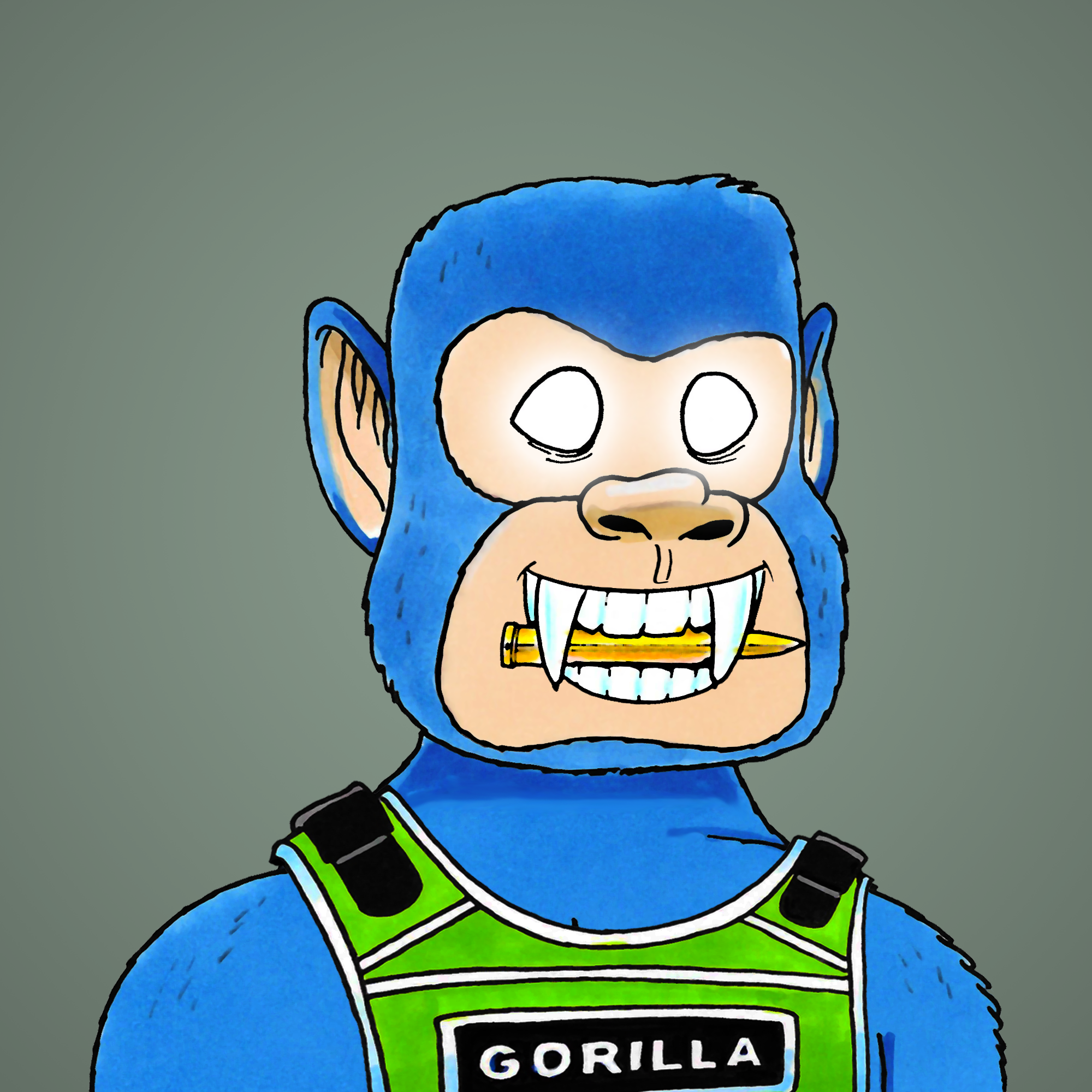 George Trosley - Jungle Freaks - Jungle Freak 8406 - NFT # 8406