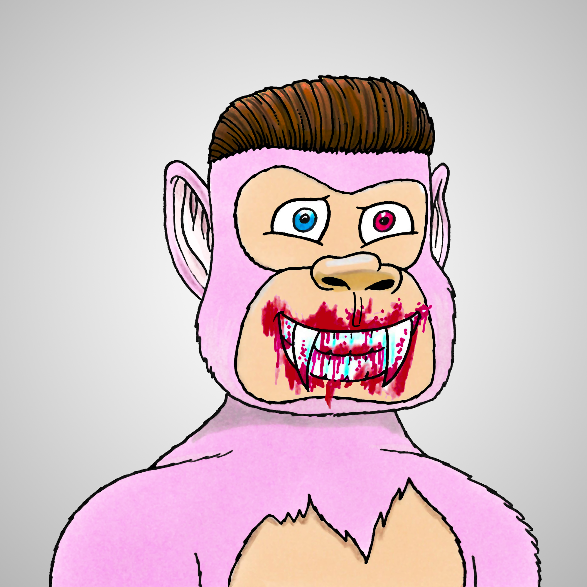 George Trosley - Jungle Freaks - Jungle Freak 8410 - NFT # 8410