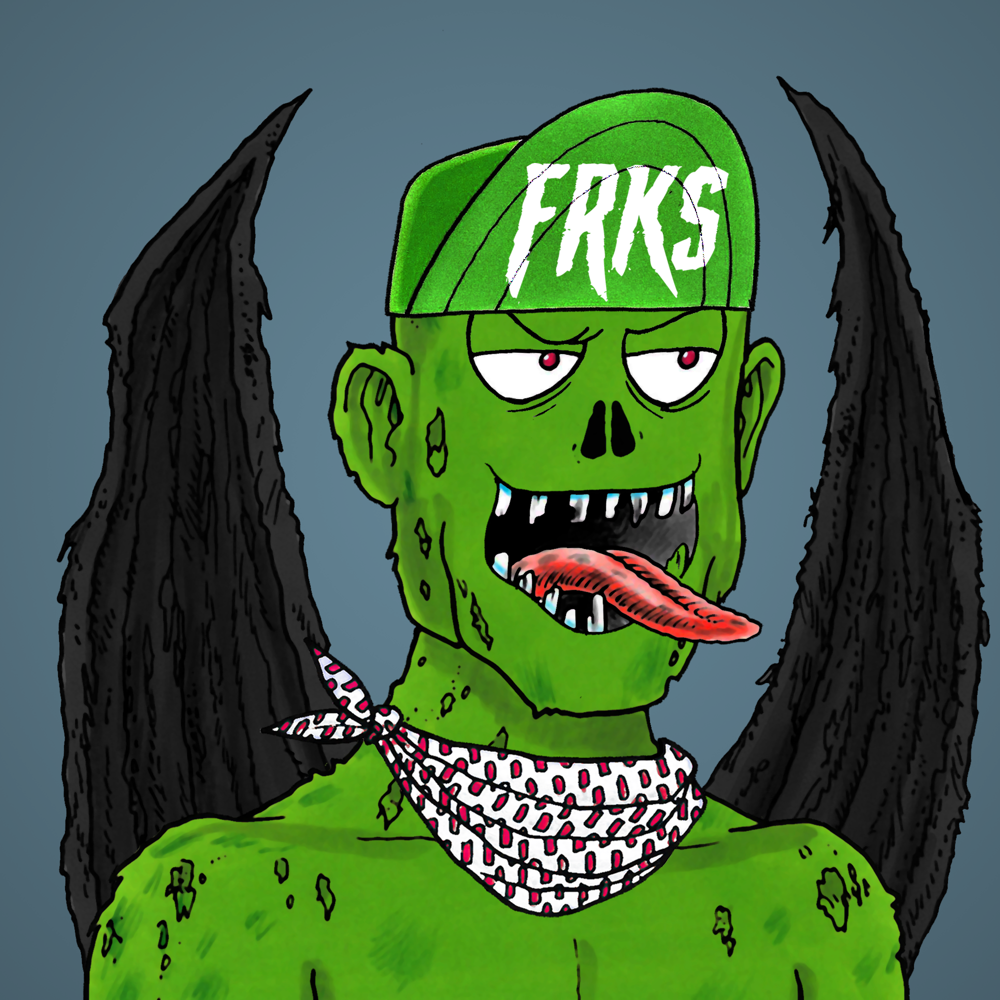 George Trosley - Jungle Freaks - Jungle Freak 8417 - NFT # 8417