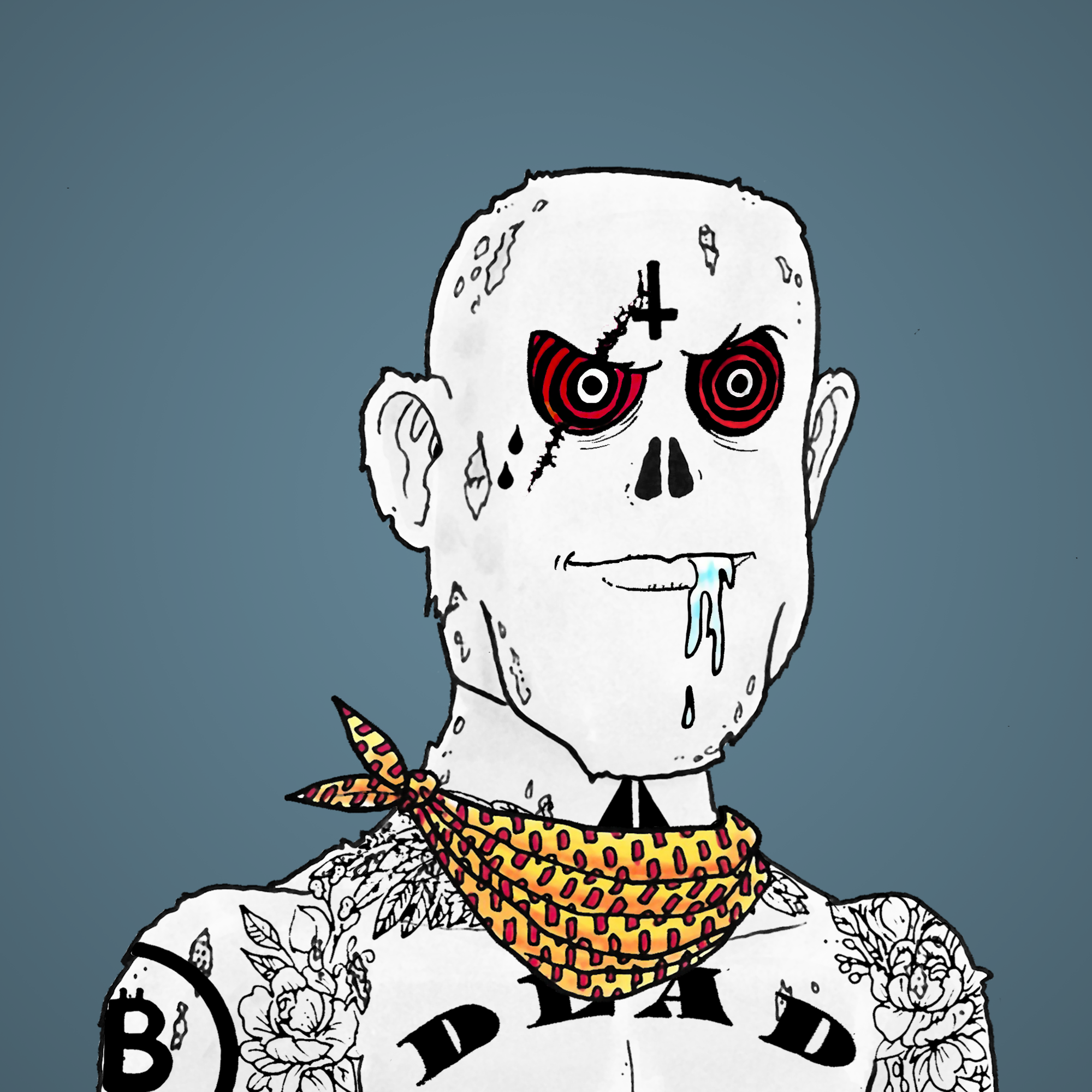 George Trosley - Jungle Freaks - Jungle Freak 8423 - NFT # 8423