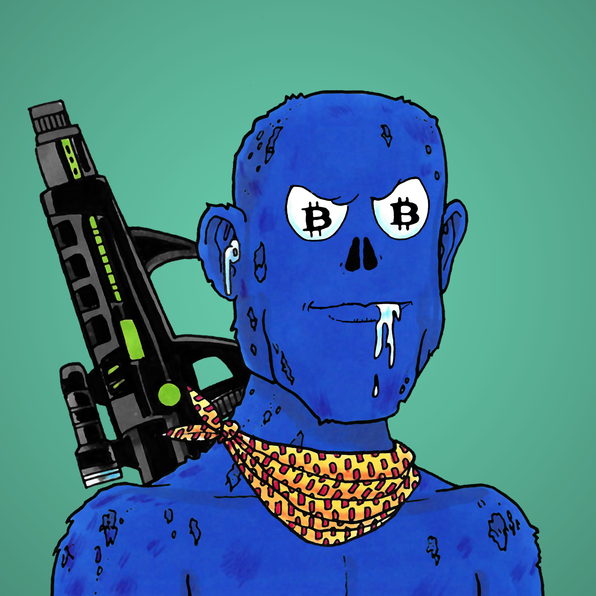 George Trosley - Jungle Freaks - Jungle Freak 8425 - NFT # 8425