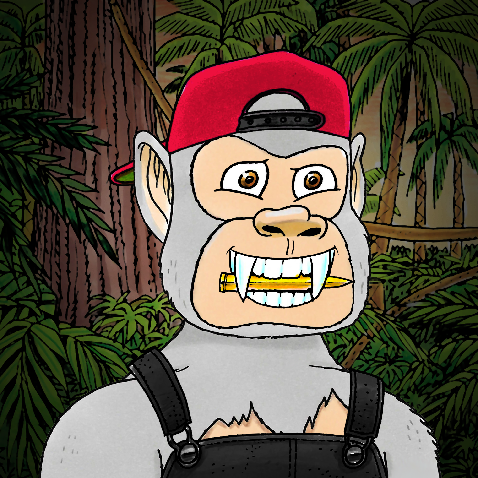 George Trosley - Jungle Freaks - Jungle Freak 8426 - NFT # 8426