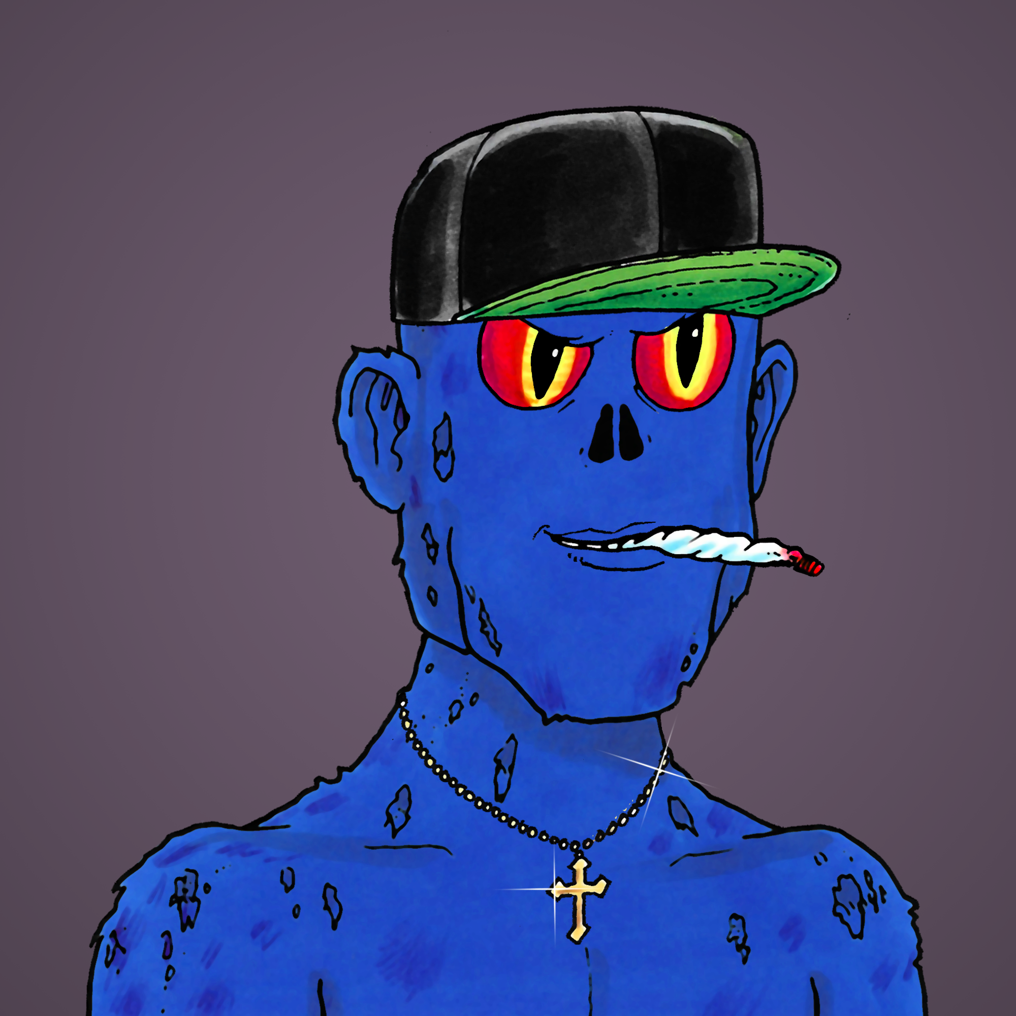 George Trosley - Jungle Freaks - Jungle Freak 8432 - NFT # 8432