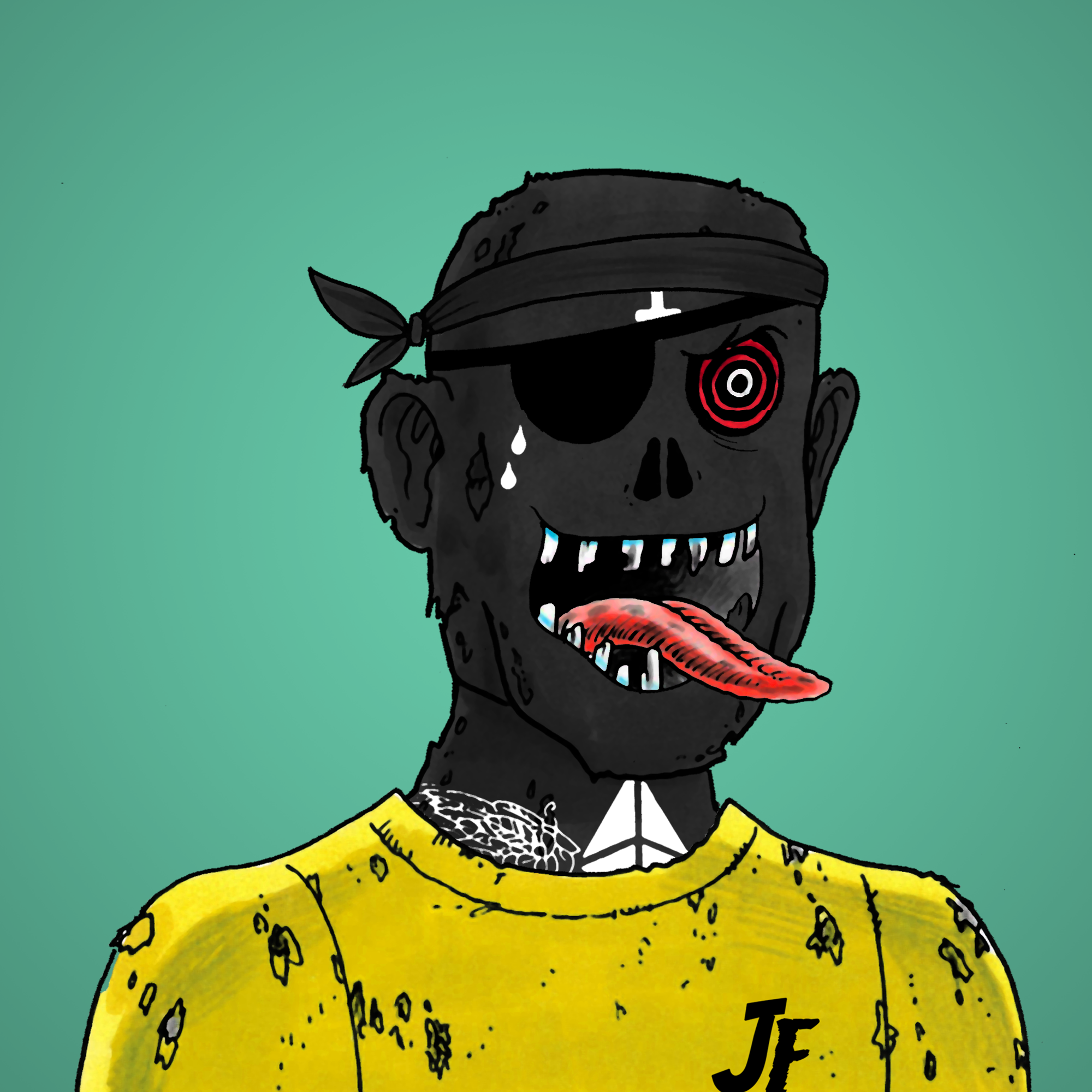 George Trosley - Jungle Freaks - Jungle Freak 8446 - NFT # 8446