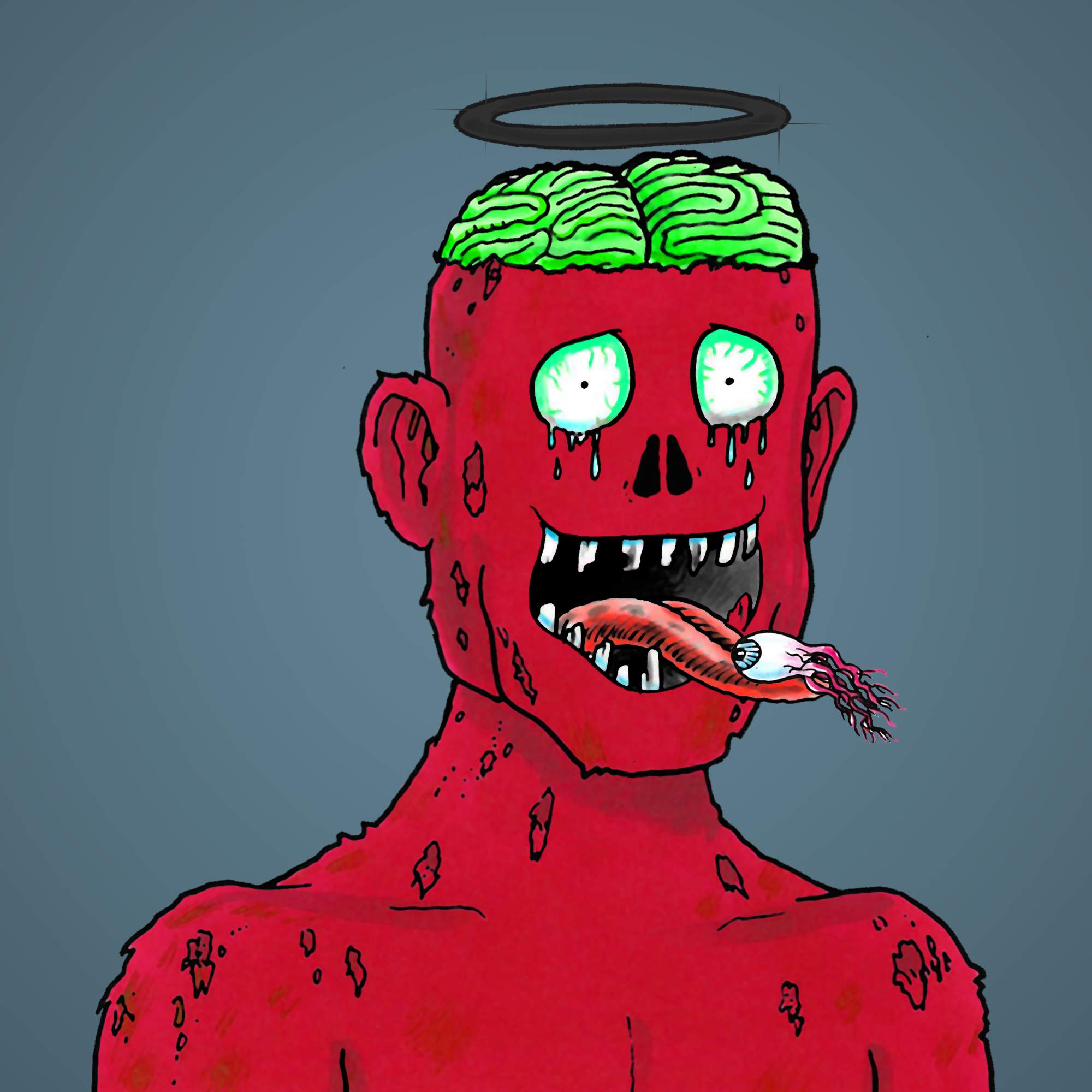 George Trosley - Jungle Freaks - Jungle Freak 8448 - NFT # 8448