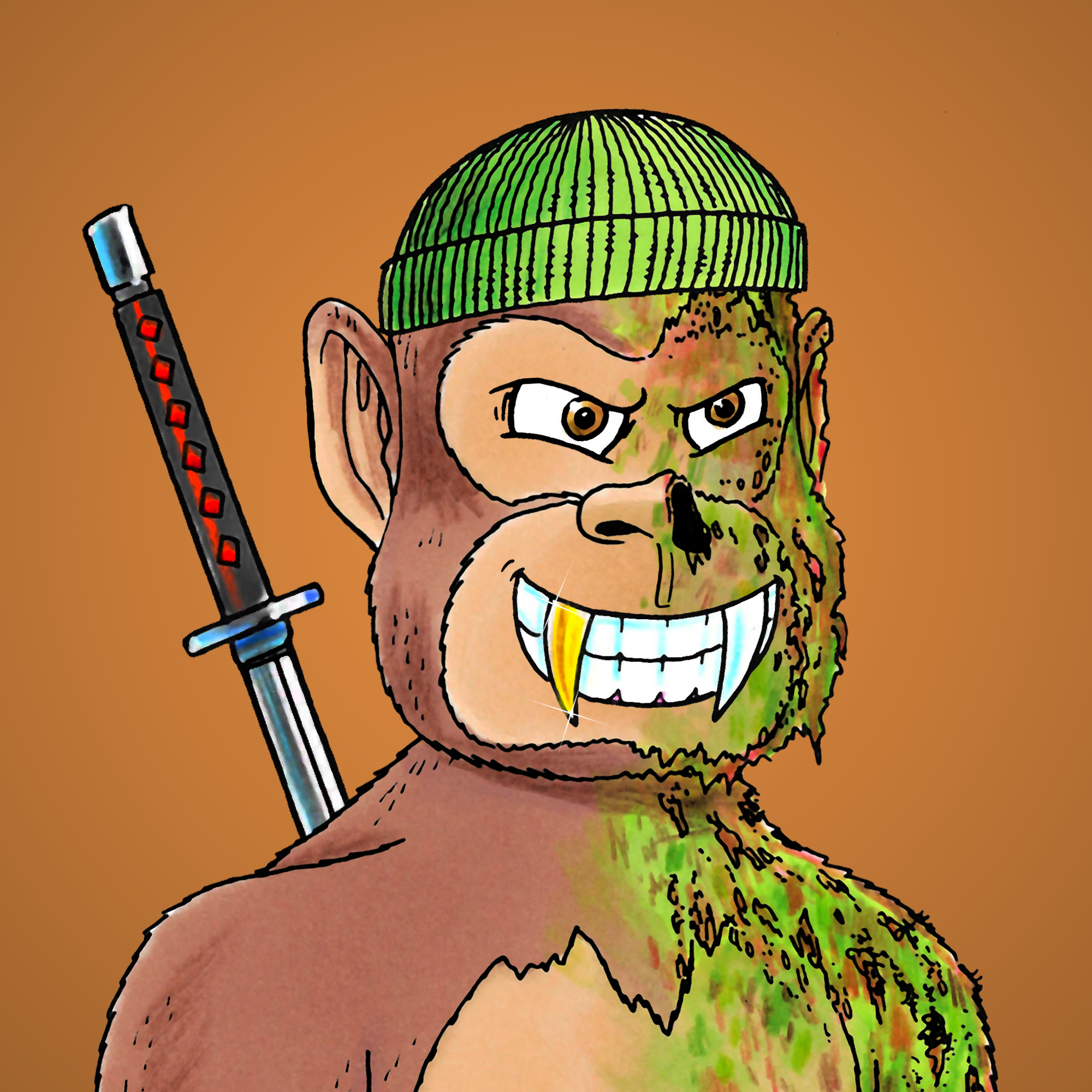 George Trosley - Jungle Freaks - Jungle Freak 845 - NFT # 845