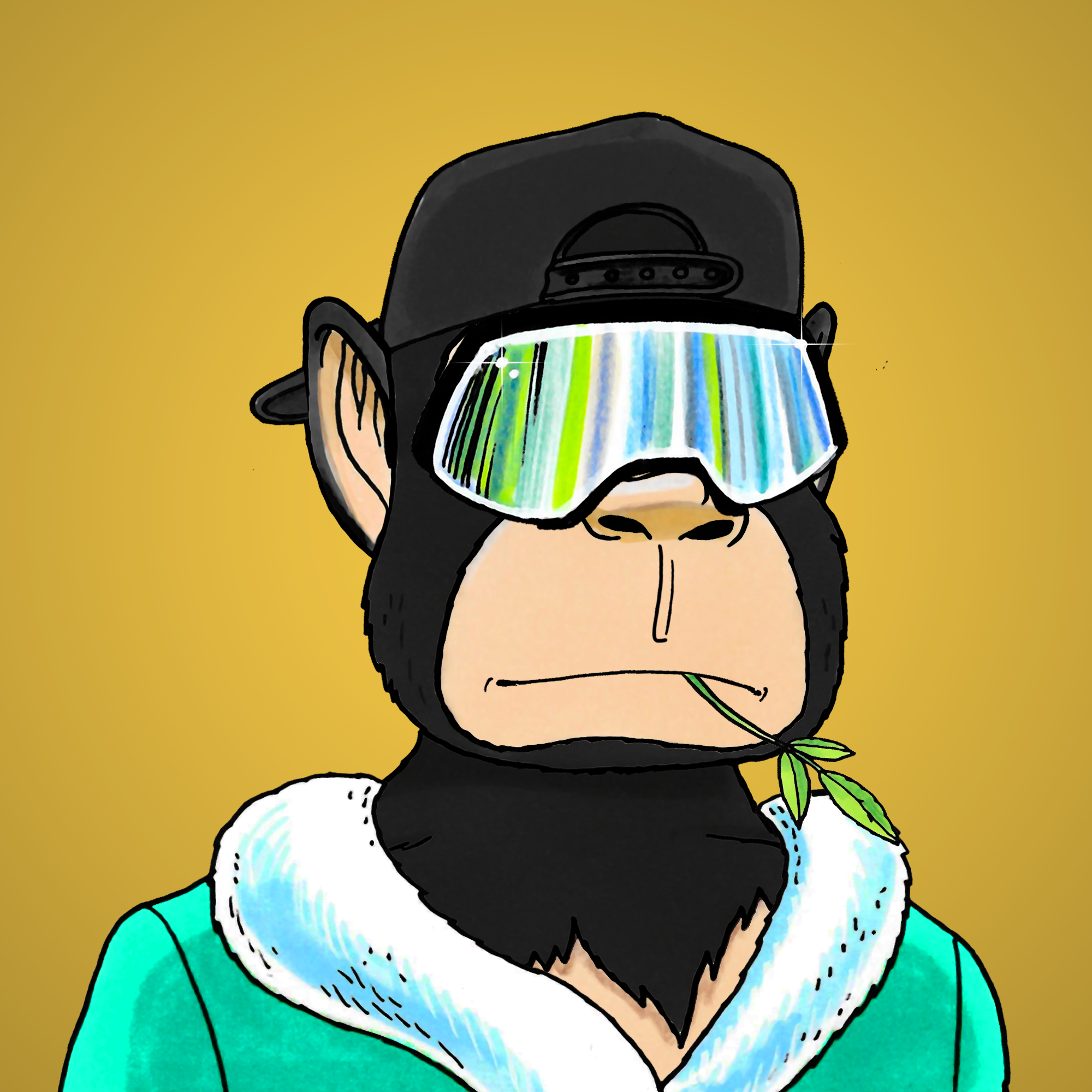 George Trosley - Jungle Freaks - Jungle Freak 8459 - NFT # 8459