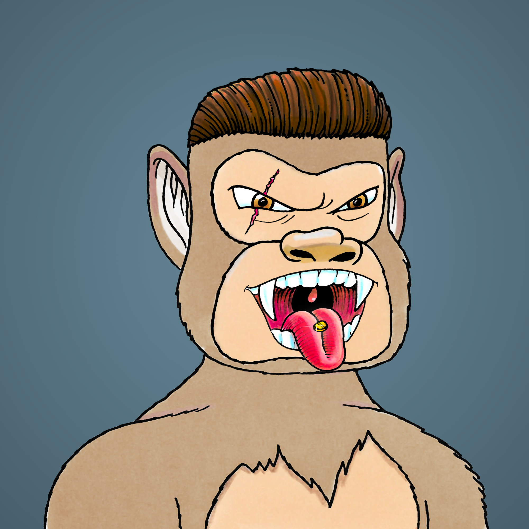 George Trosley - Jungle Freaks - Jungle Freak 846 - NFT # 846