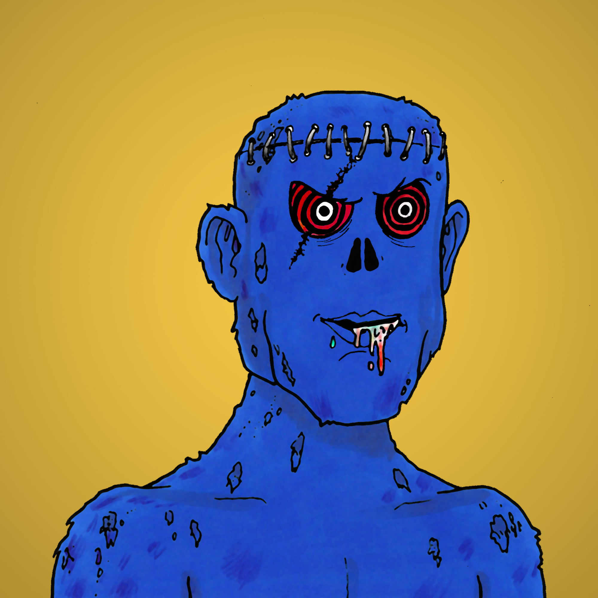 George Trosley - Jungle Freaks - Jungle Freak 8465 - NFT # 8465