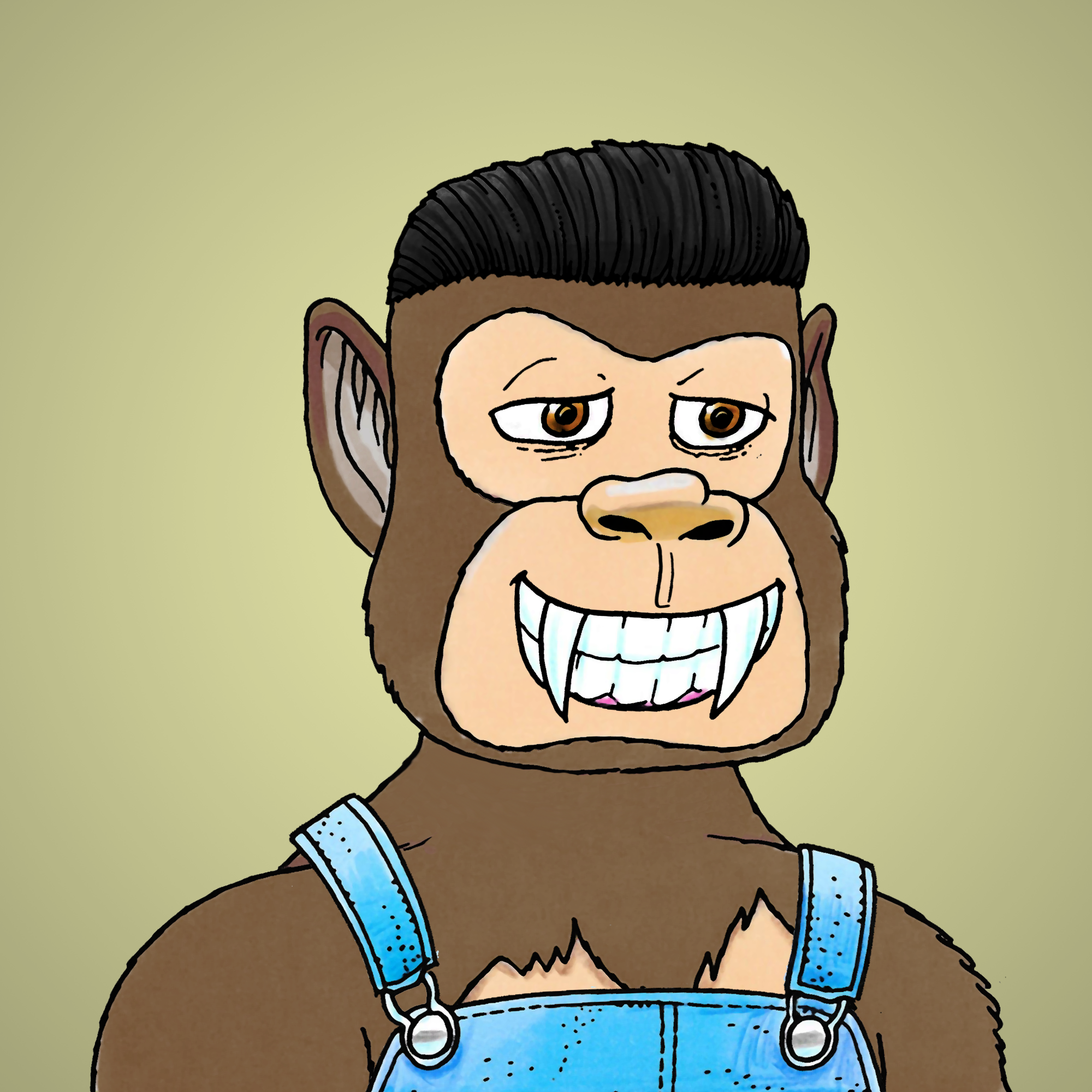 George Trosley - Jungle Freaks - Jungle Freak 8466 - NFT # 8466