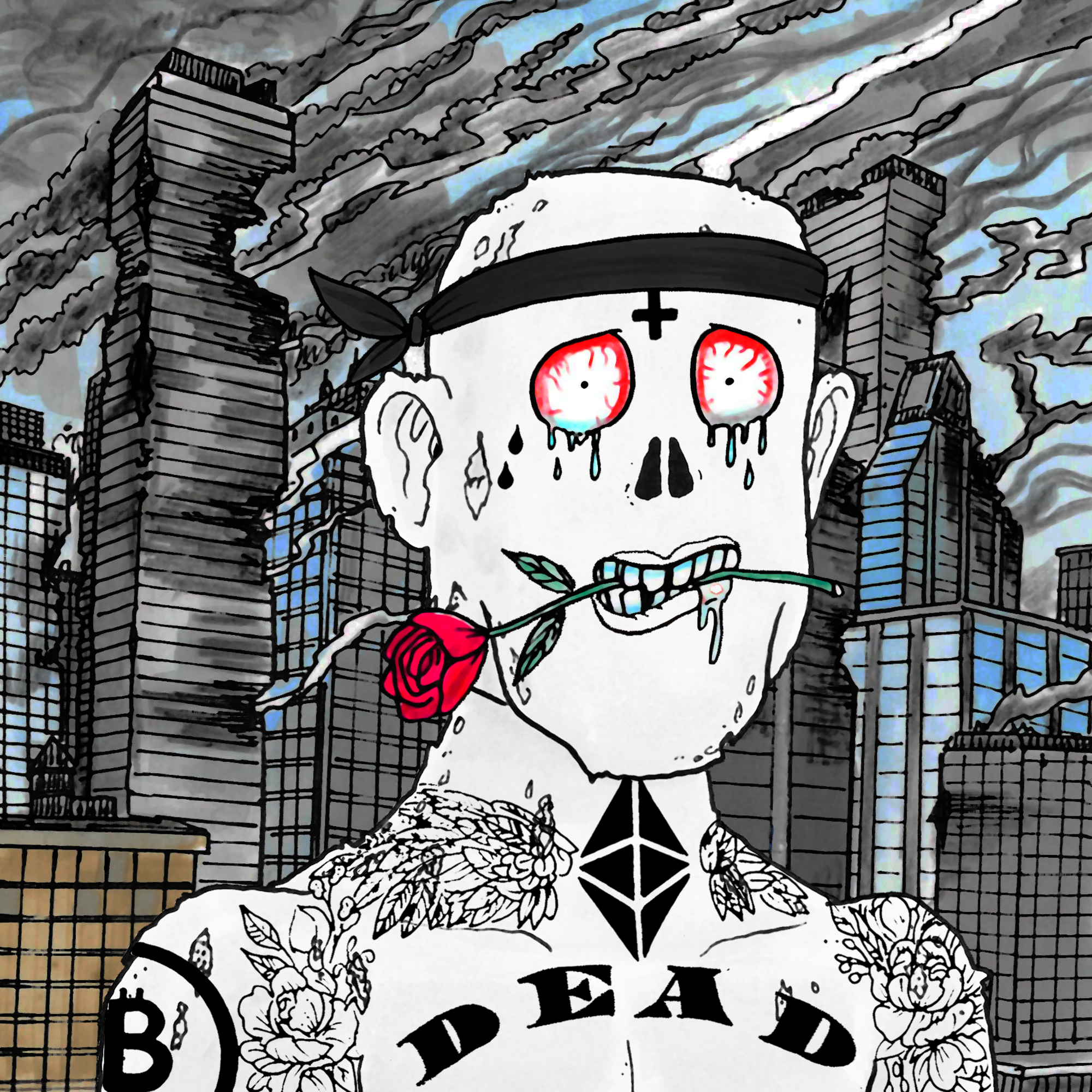 George Trosley - Jungle Freaks - Jungle Freak 8470 - NFT # 8470