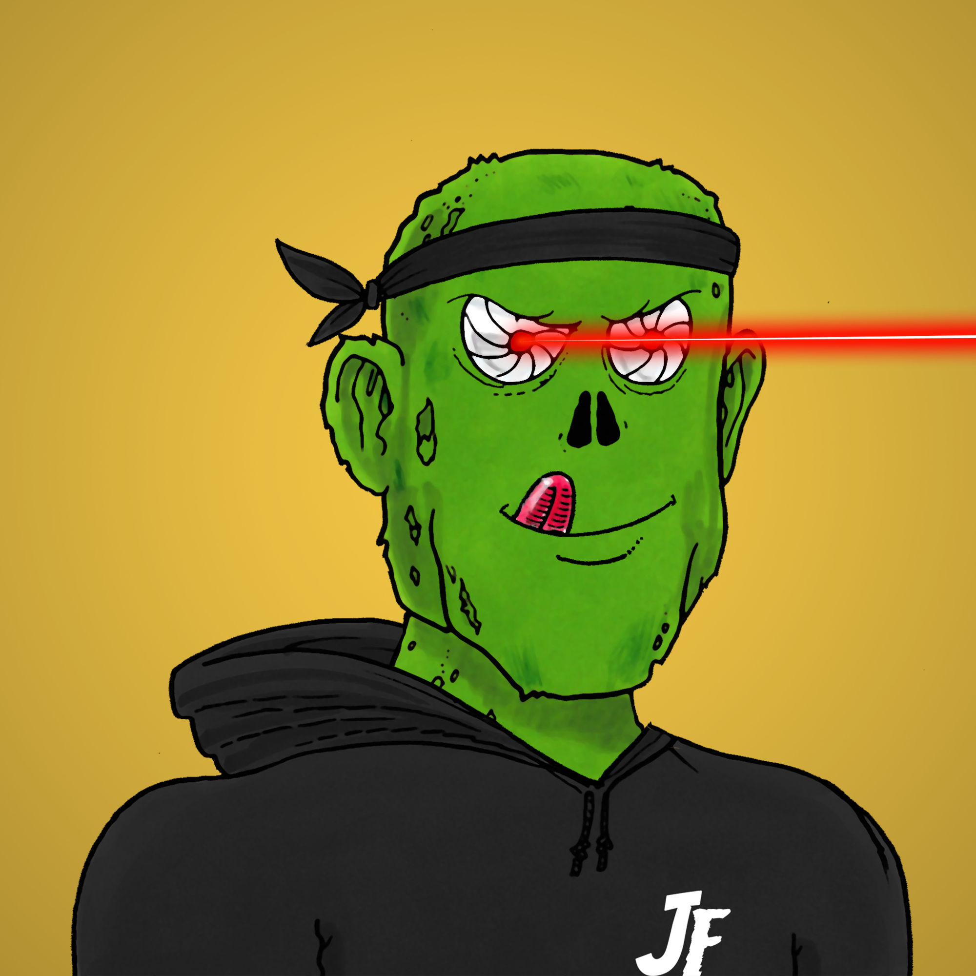 George Trosley - Jungle Freaks - Jungle Freak 8483 - NFT # 8483