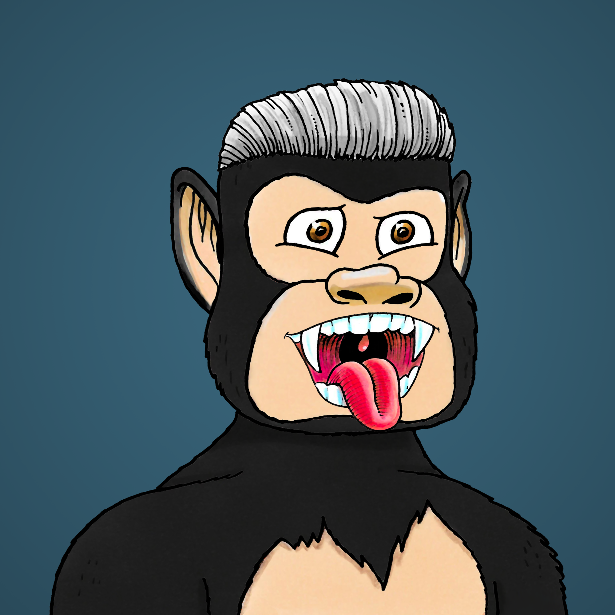 George Trosley - Jungle Freaks - Jungle Freak 8484 - NFT # 8484