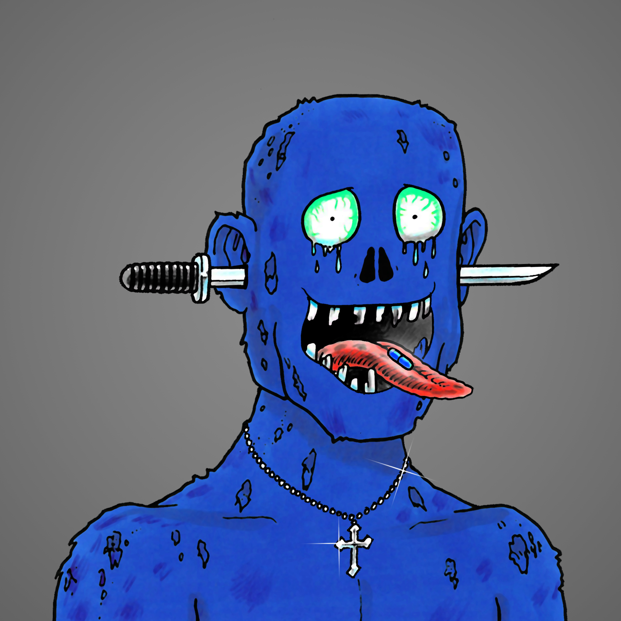 George Trosley - Jungle Freaks - Jungle Freak 8487 - NFT # 8487