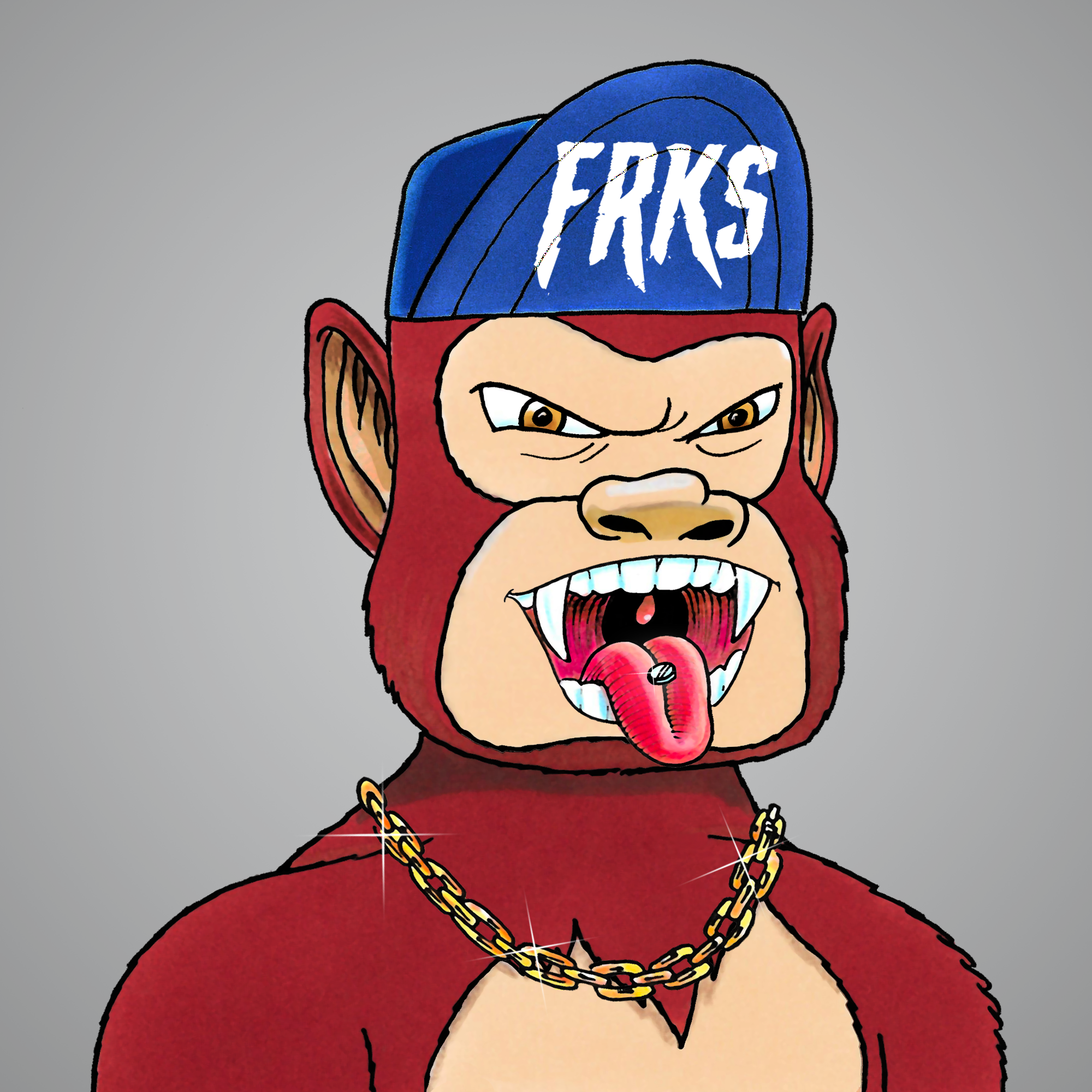 George Trosley - Jungle Freaks - Jungle Freak 849 - NFT # 849