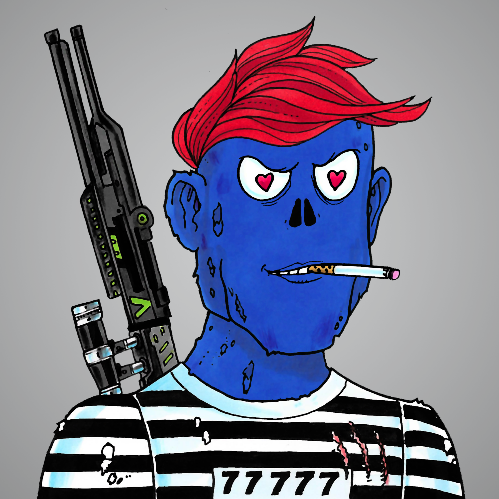 George Trosley - Jungle Freaks - Jungle Freak 85 - NFT # 85