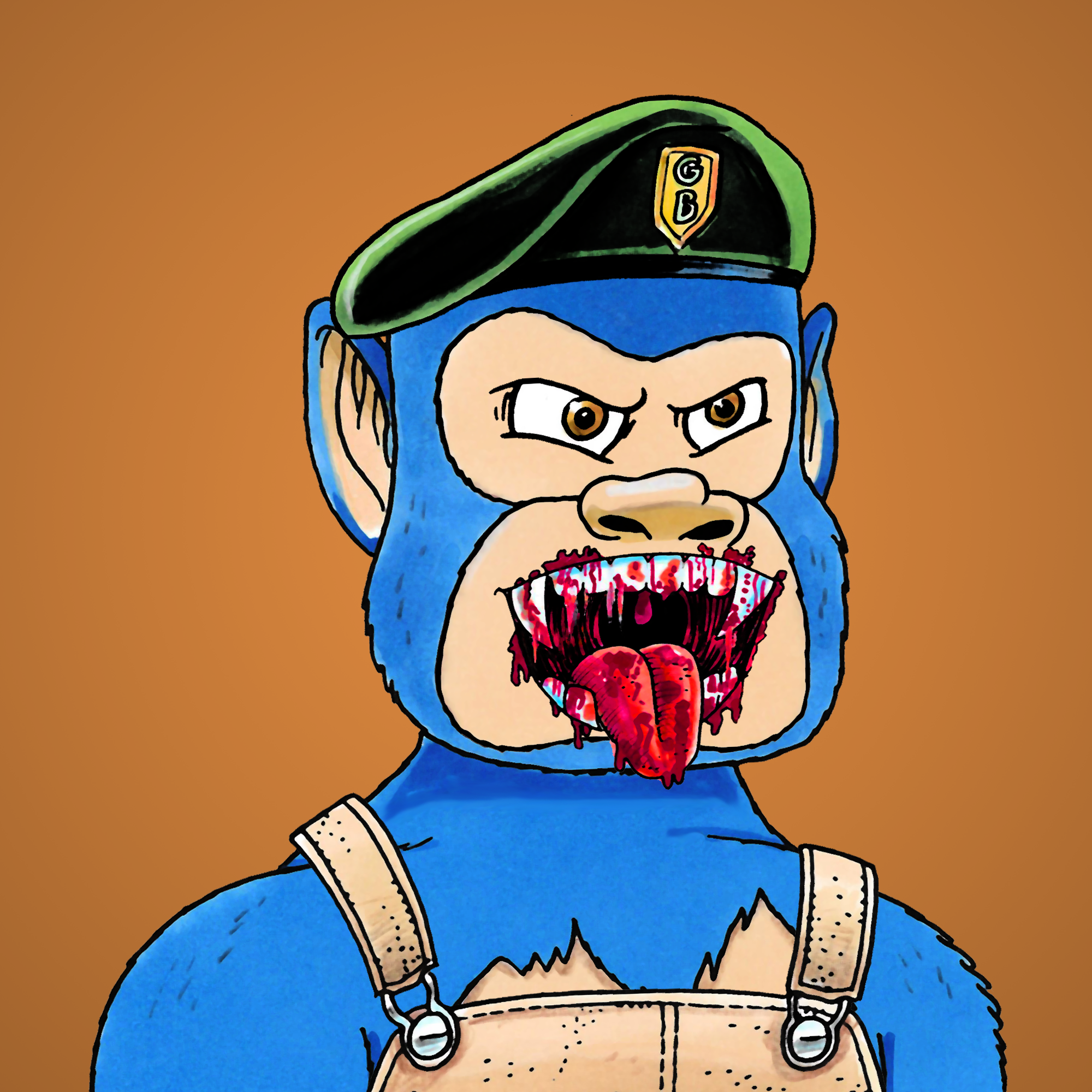 George Trosley - Jungle Freaks - Jungle Freak 8503 - NFT # 8503