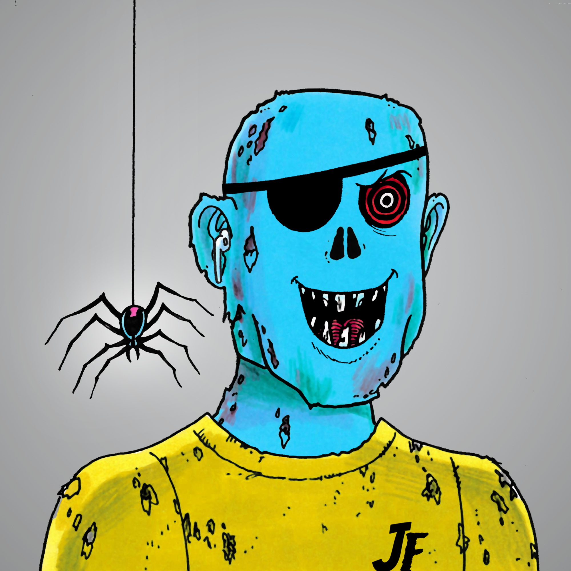 George Trosley - Jungle Freaks - Jungle Freak 8504 - NFT # 8504