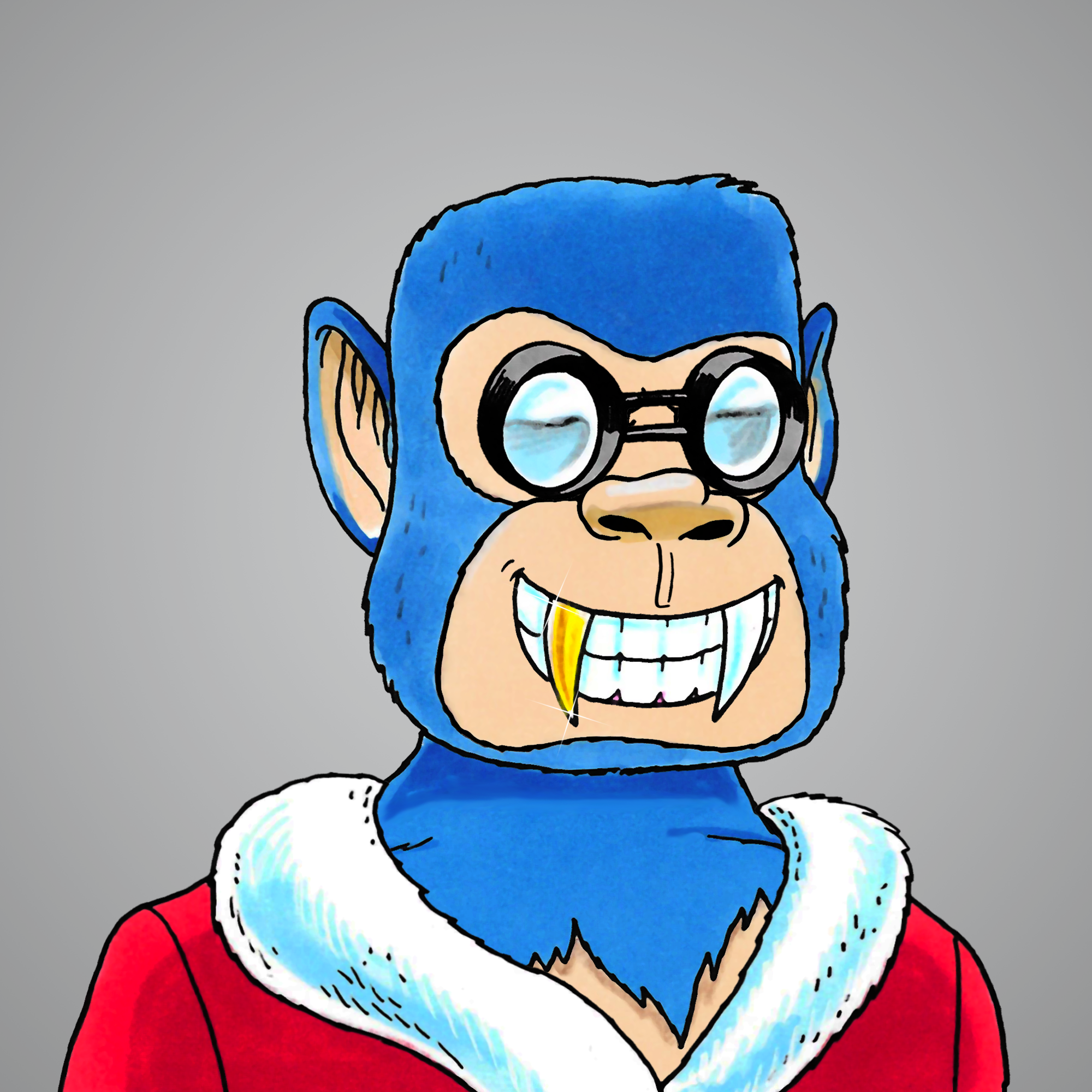 George Trosley - Jungle Freaks - Jungle Freak 8507 - NFT # 8507