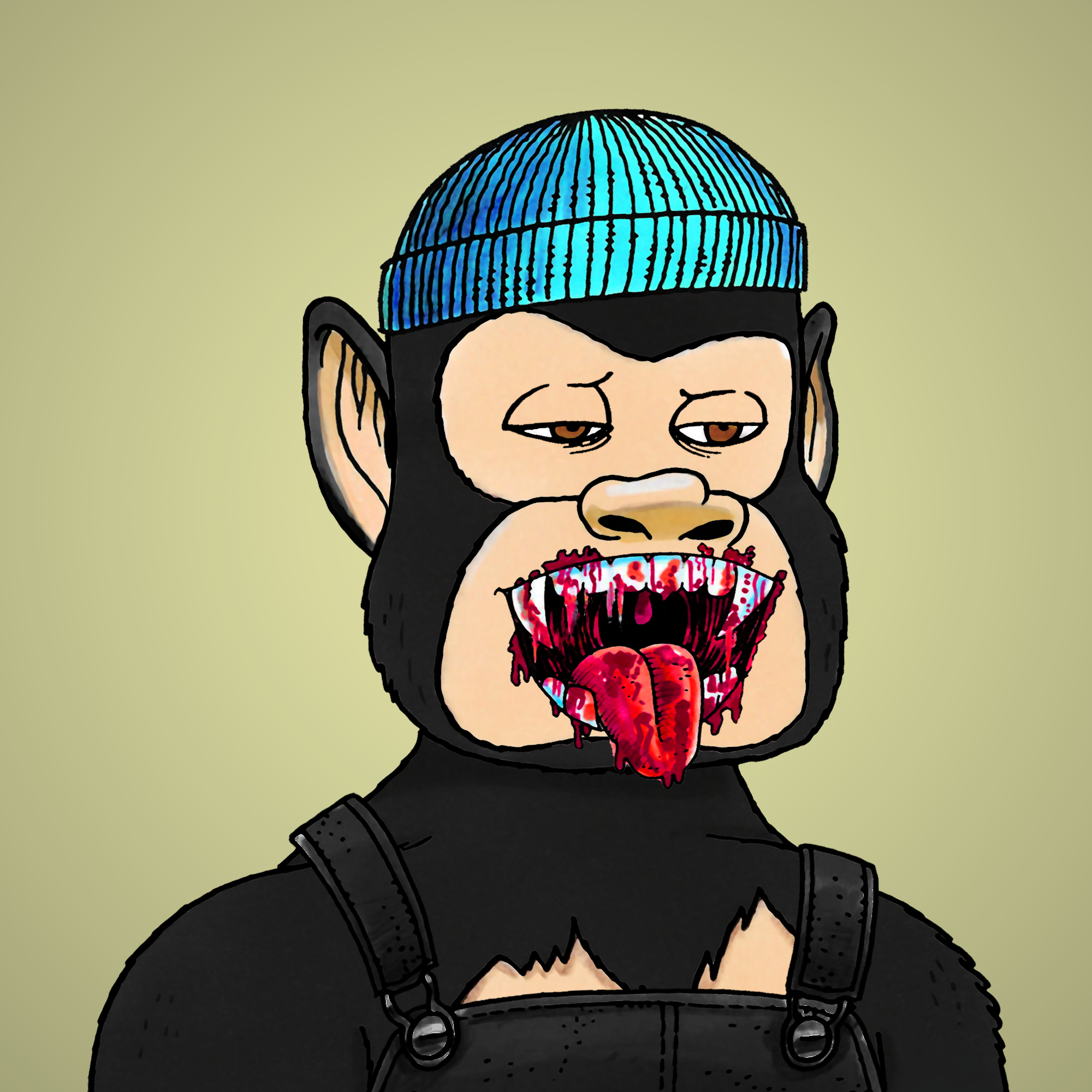 George Trosley - Jungle Freaks - Jungle Freak 851 - NFT # 851