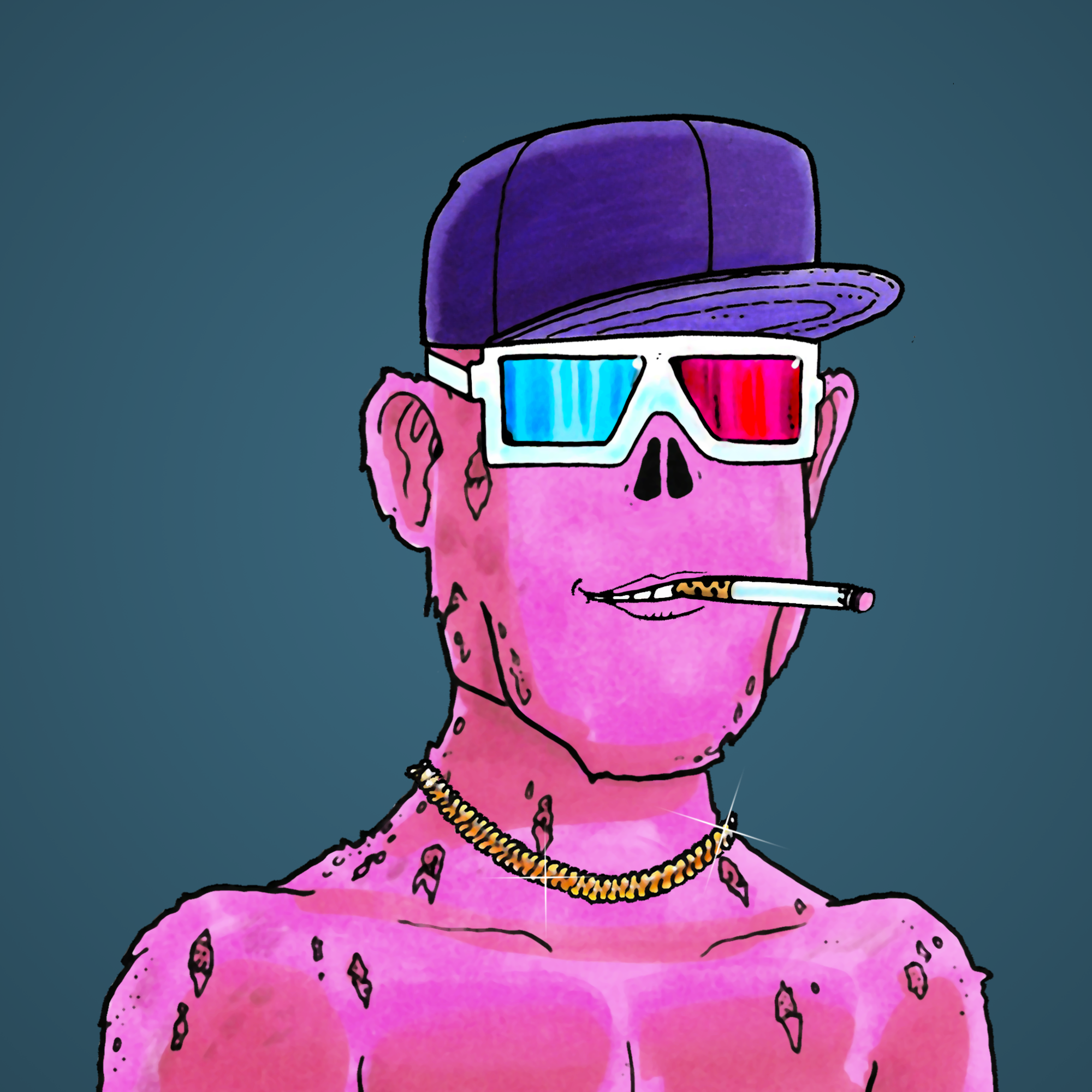 George Trosley - Jungle Freaks - Jungle Freak 8511 - NFT # 8511