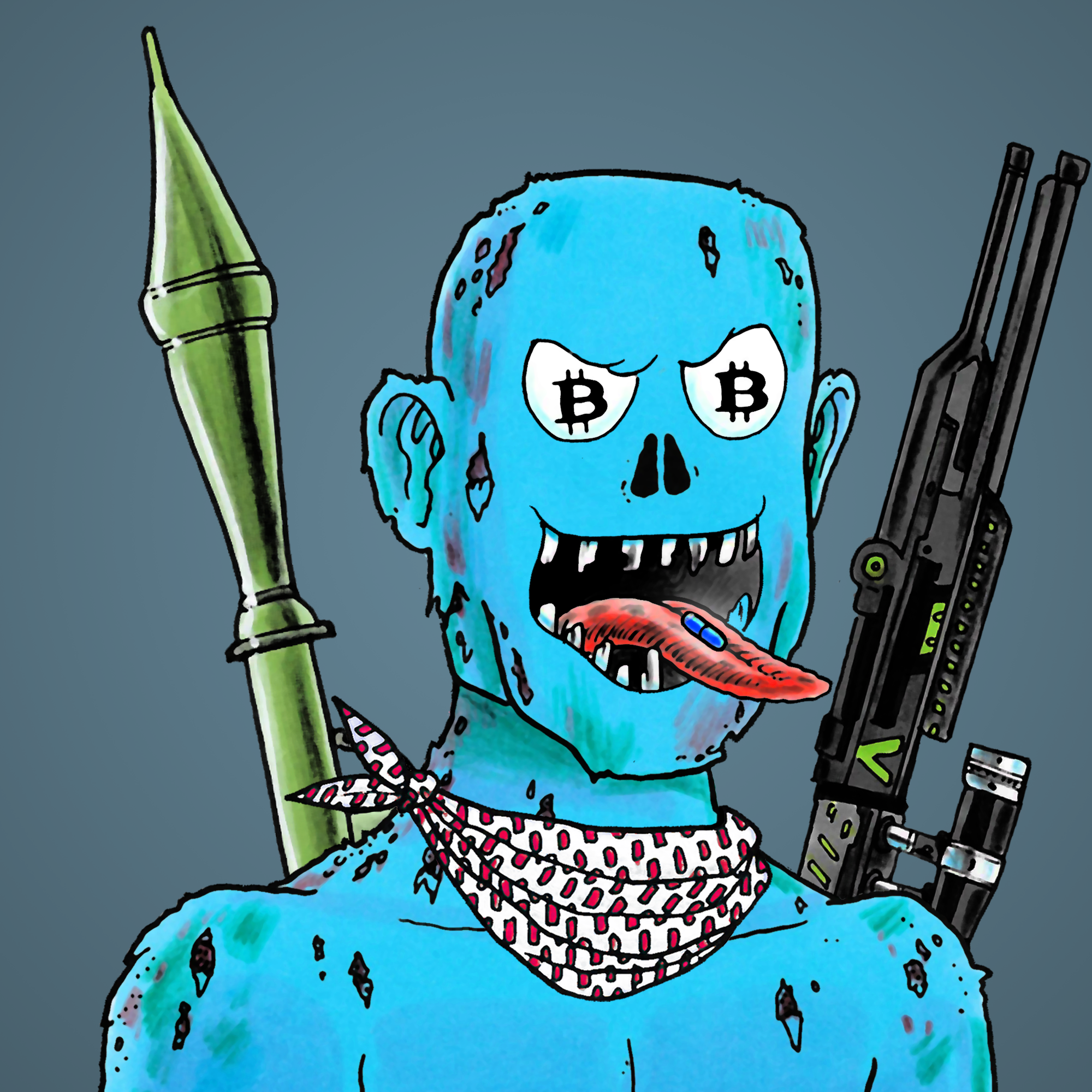 George Trosley - Jungle Freaks - Jungle Freak 8512 - NFT # 8512