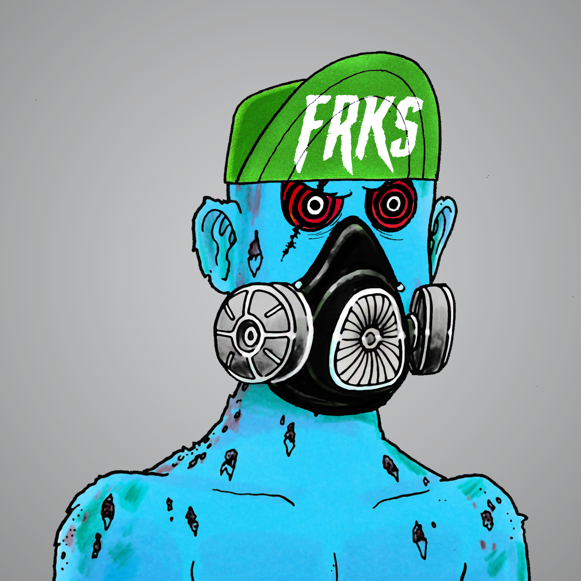 George Trosley - Jungle Freaks - Jungle Freak 8522 - NFT # 8522