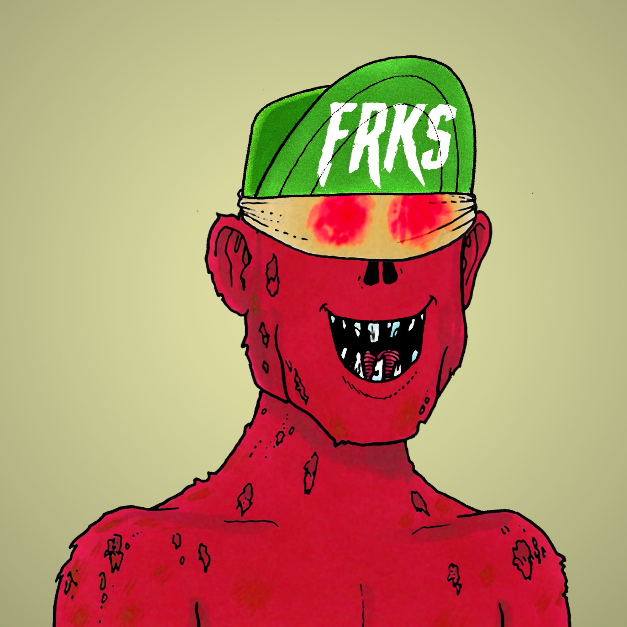 George Trosley - Jungle Freaks - Jungle Freak 8525 - NFT # 8525