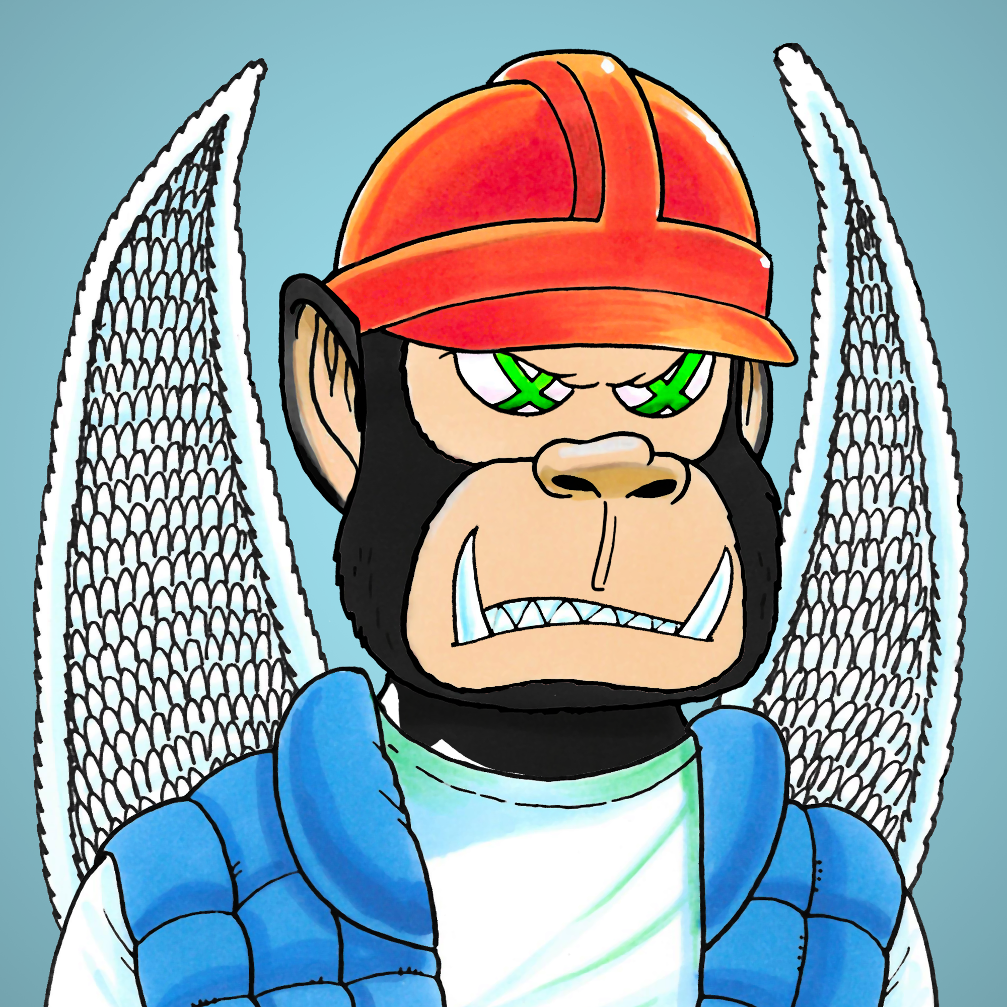 George Trosley - Jungle Freaks - Jungle Freak 8526 - NFT # 8526