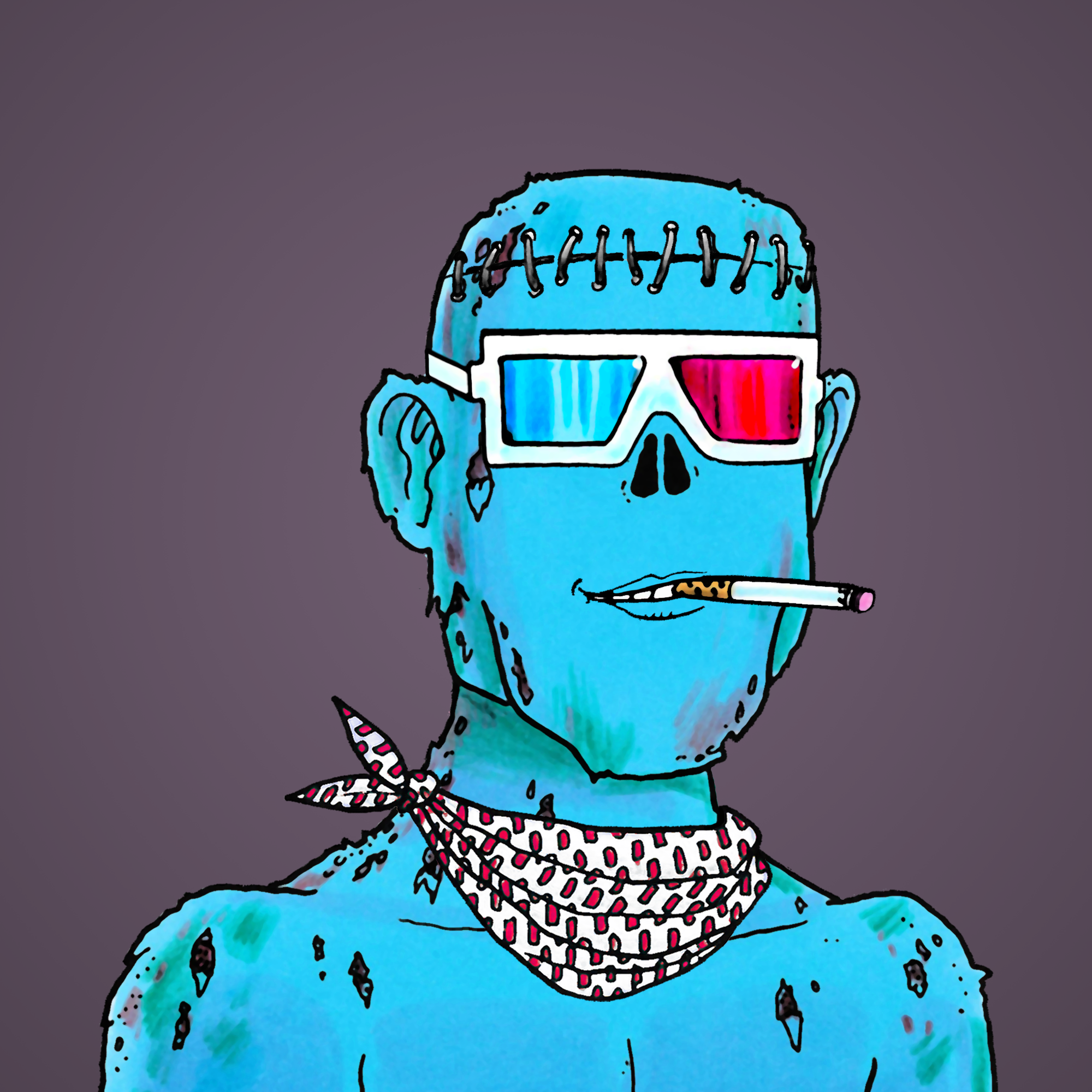 George Trosley - Jungle Freaks - Jungle Freak 8534 - NFT # 8534