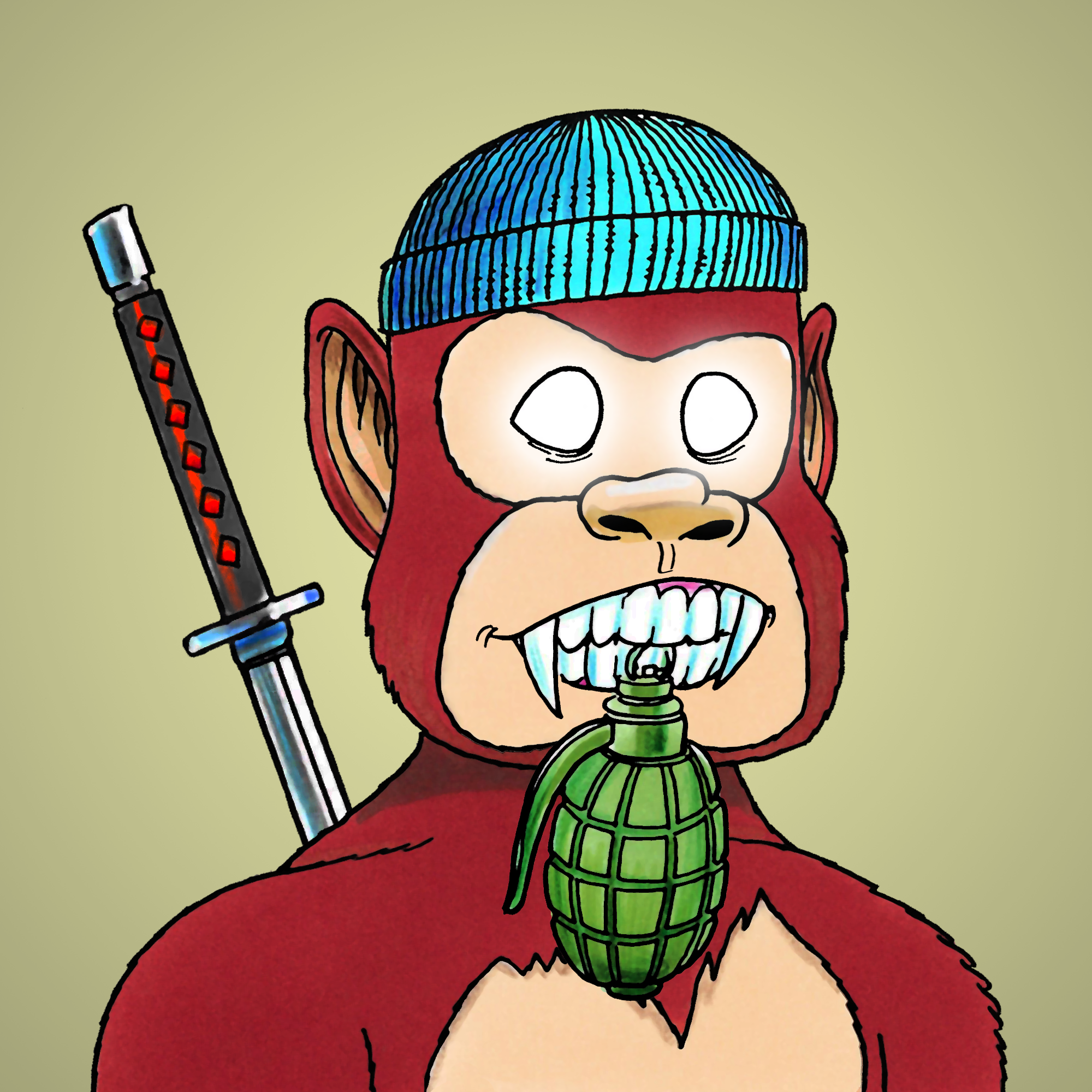 George Trosley - Jungle Freaks - Jungle Freak 8535 - NFT # 8535